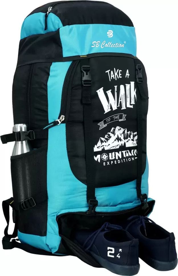 60L Premium Quality Rucksack With Water Resisting Cloth & Shoe Compartment /Trekking /Travel /Hiking /Rucksack Bag /Trekking bag /Travel bag /Hiking Bag With All In One Facility Rucksack- 60 L-image-32