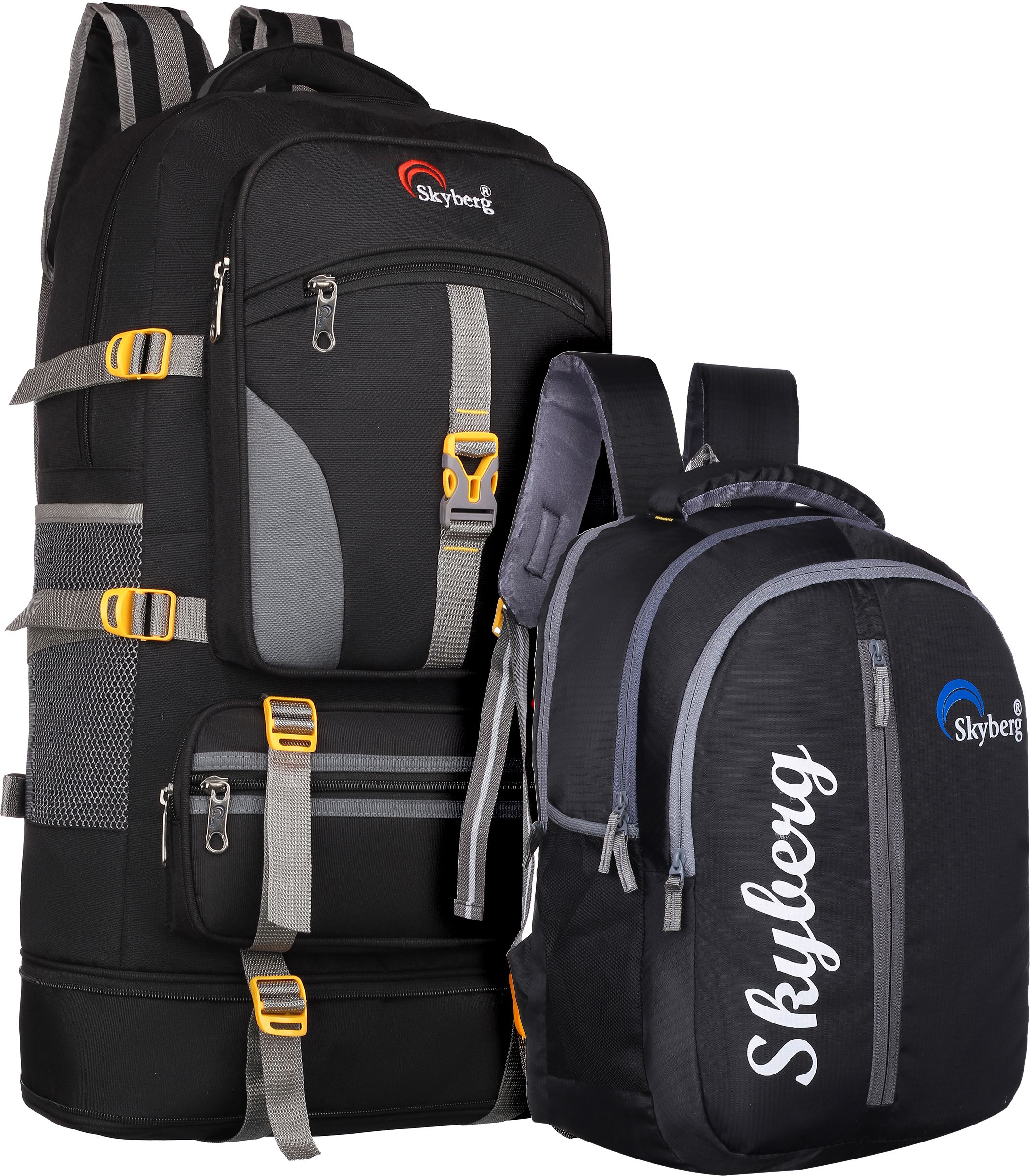 Large 60 L Laptop Backpack 60L Rucksack with 30L Backpack - Curve Water-Resistant Hiking & Travel (Unisex)-image-18