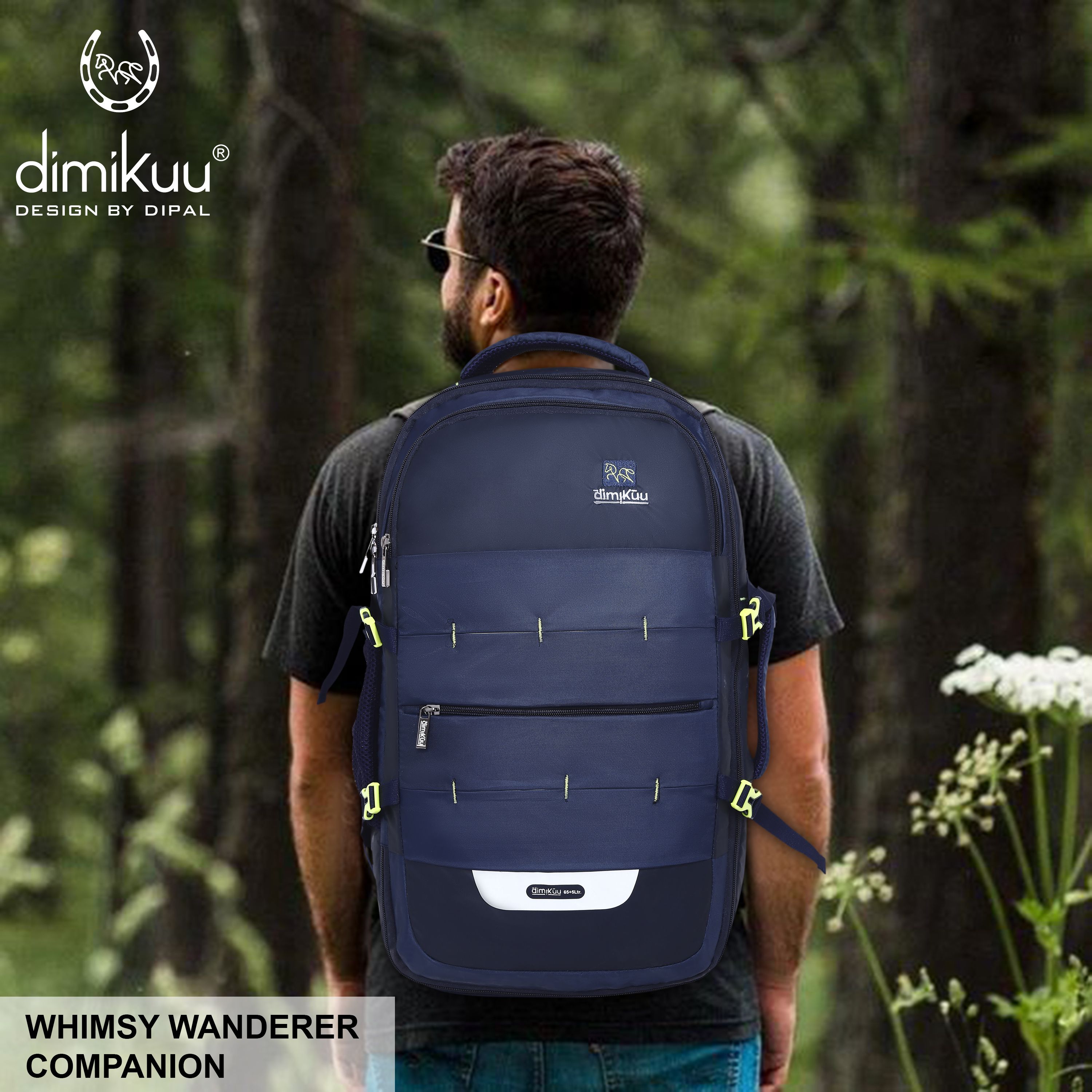 50L Expandable Laptop Backpack Black | 17 Inch Laptop Compartment Rucksack - 2 L-image-31