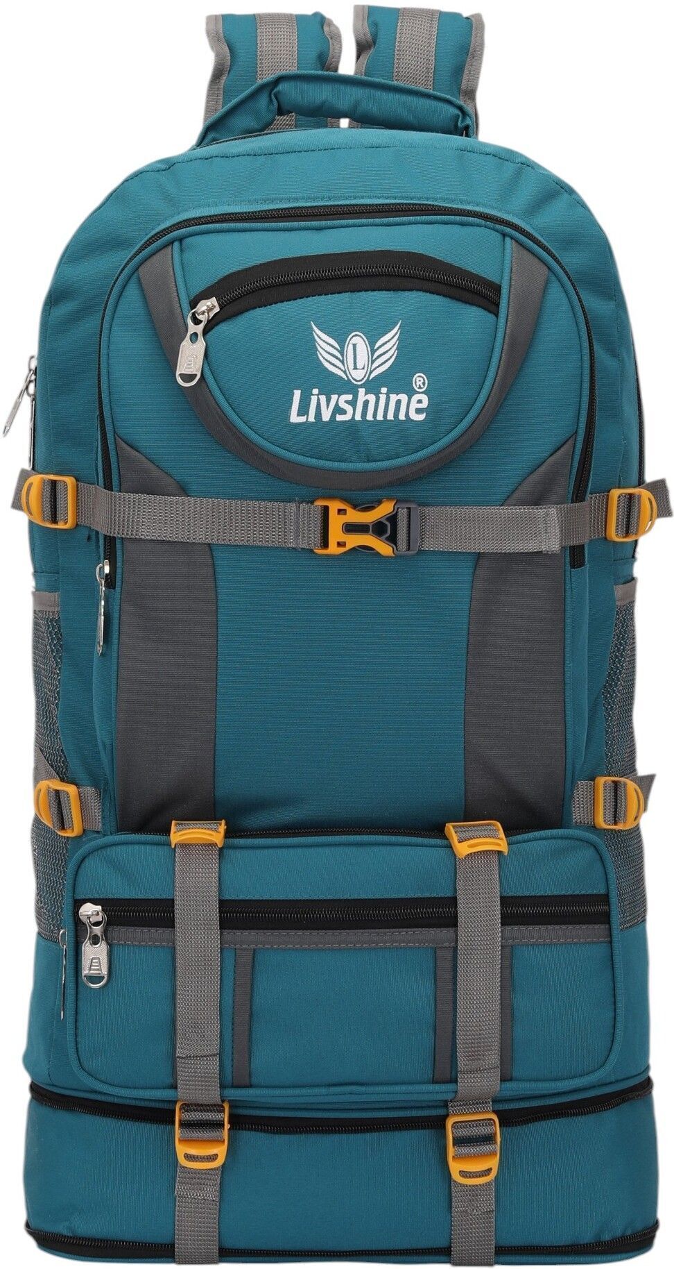 livshine RUCKSACK TRAVELING WATERPROOF LIGHTWEIGHT LARGE BAG Rucksack - 70 L (Green) Rucksack - 70 L-picture-11
