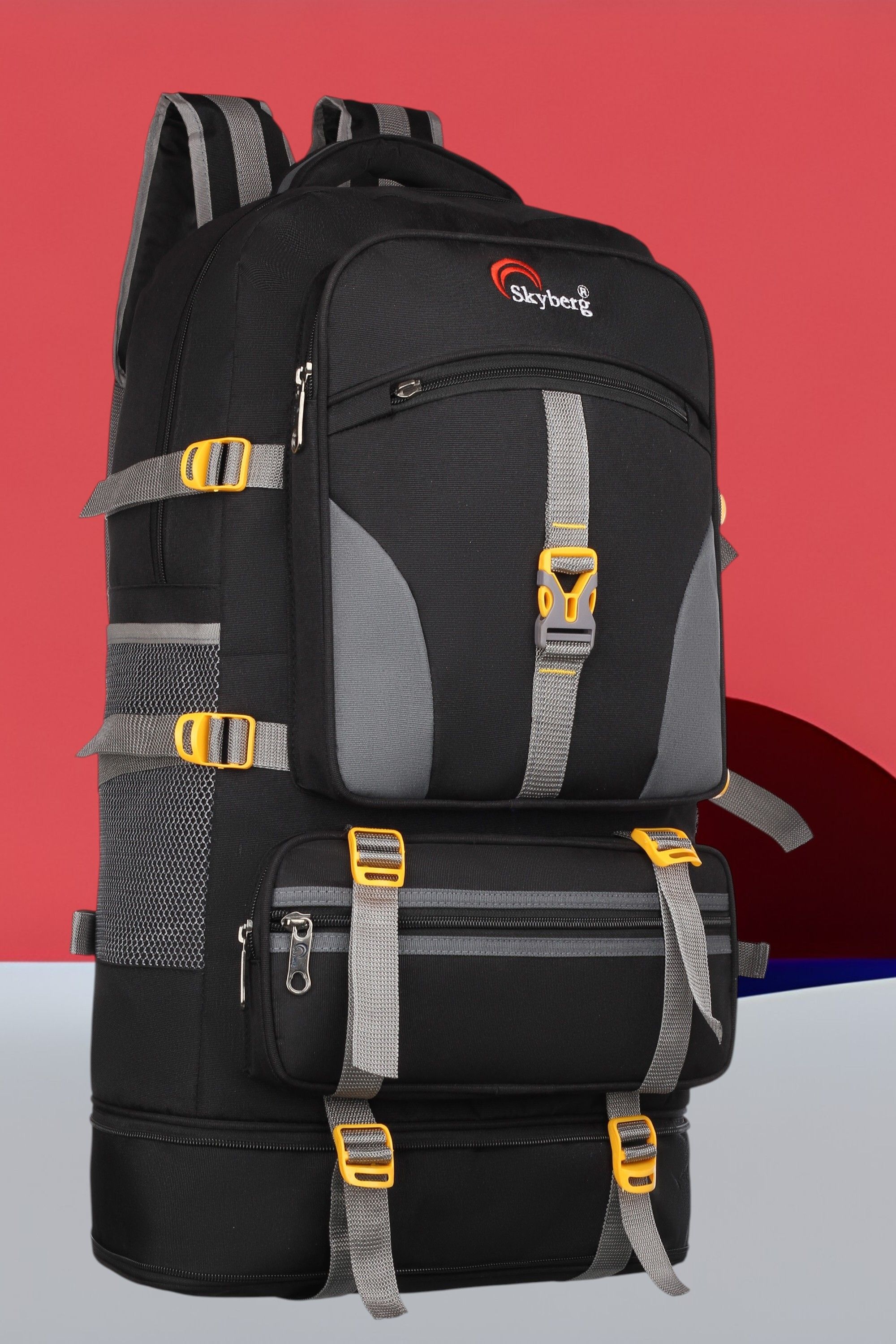 70 L Expandable Backpack for Travel, Trekking, Hiking & Camping Rucksack - 70 L-image-43