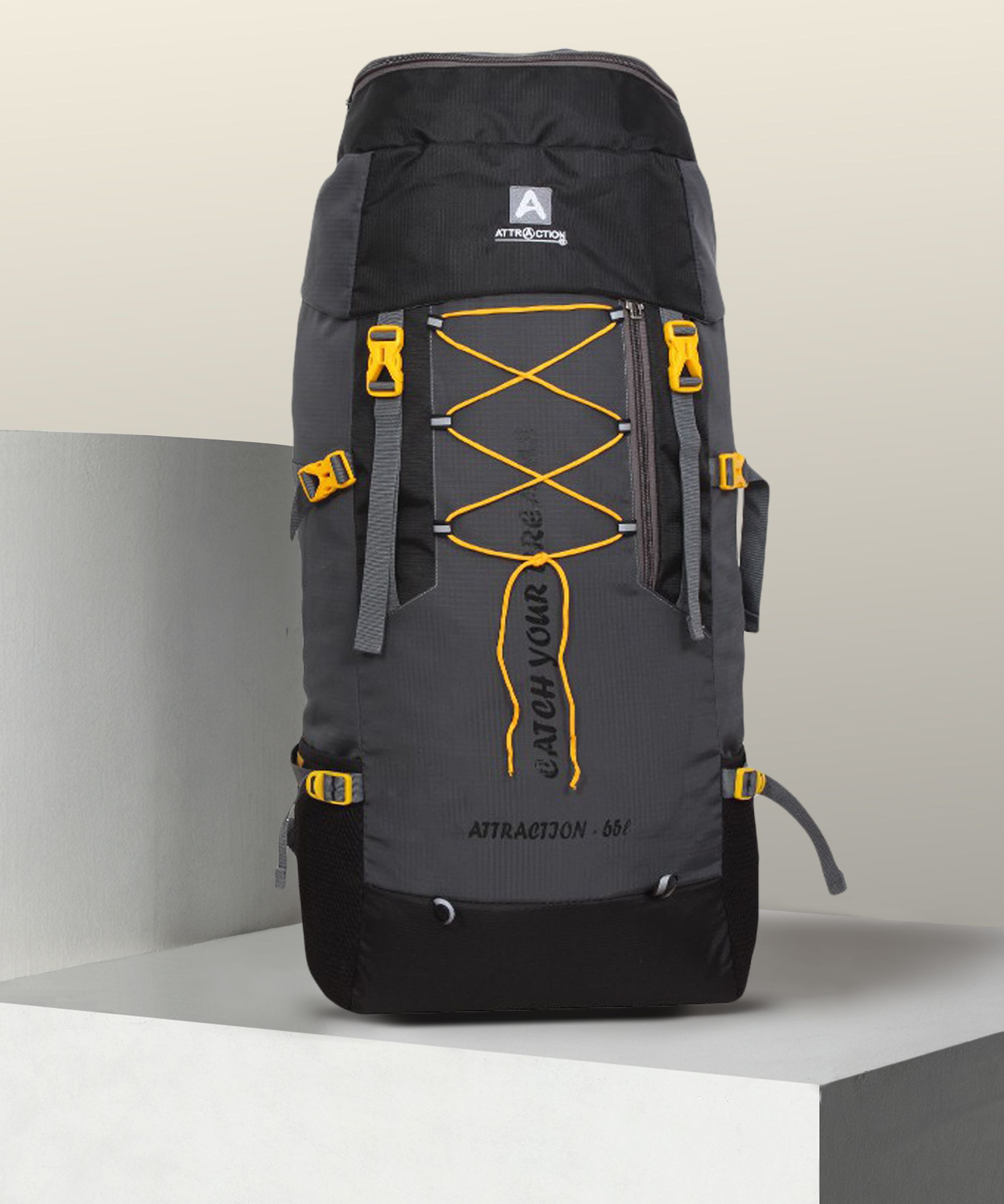 65 Ltr Trekking Bag Hiking Backpack Travel Backpack ( 1 year warranty) Rucksack - 65 L-image-2