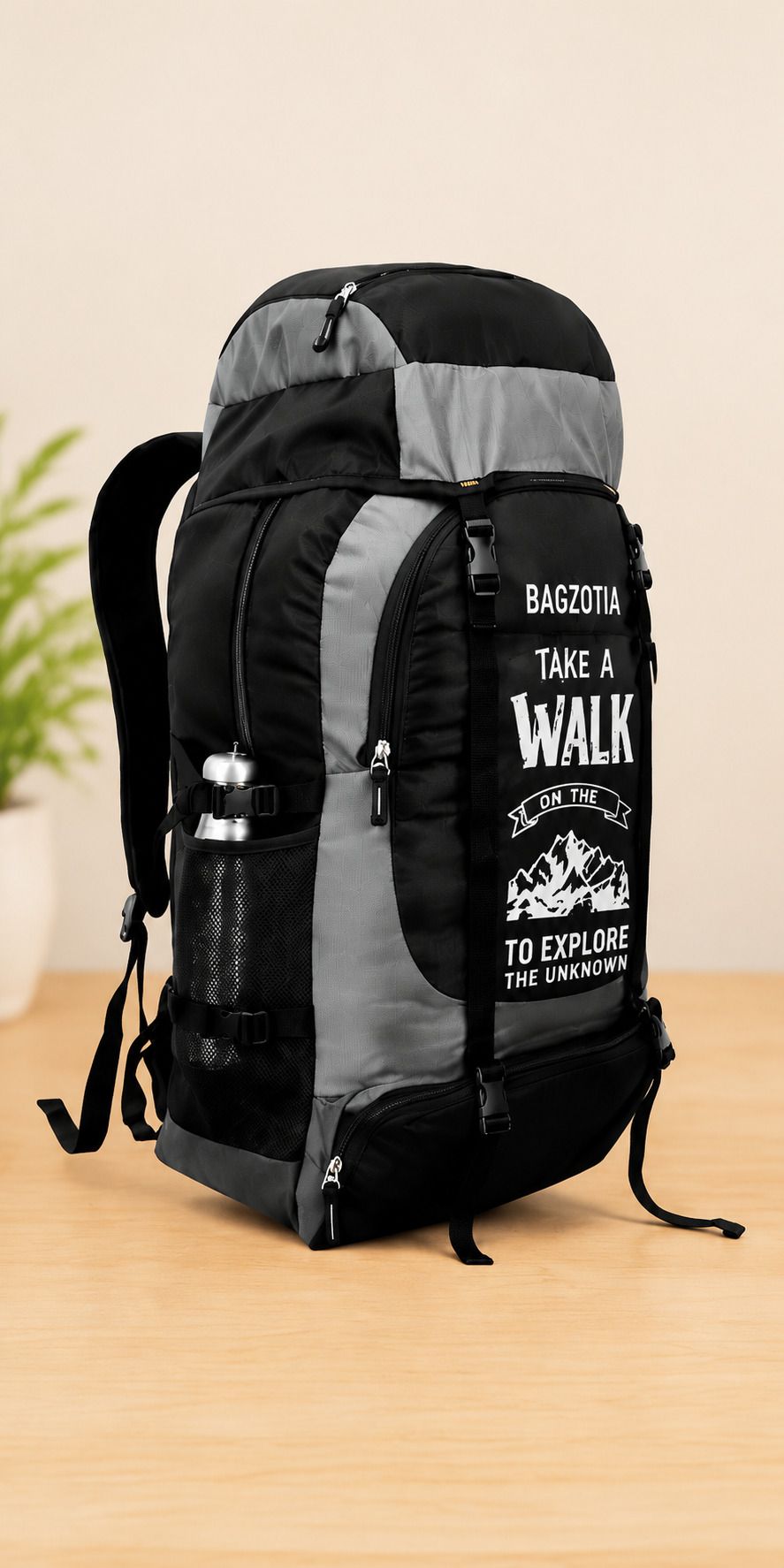 Large Capacity Rucksack Backpack for Hiking Trekking & Camping Rucksack - 65 L-image-34