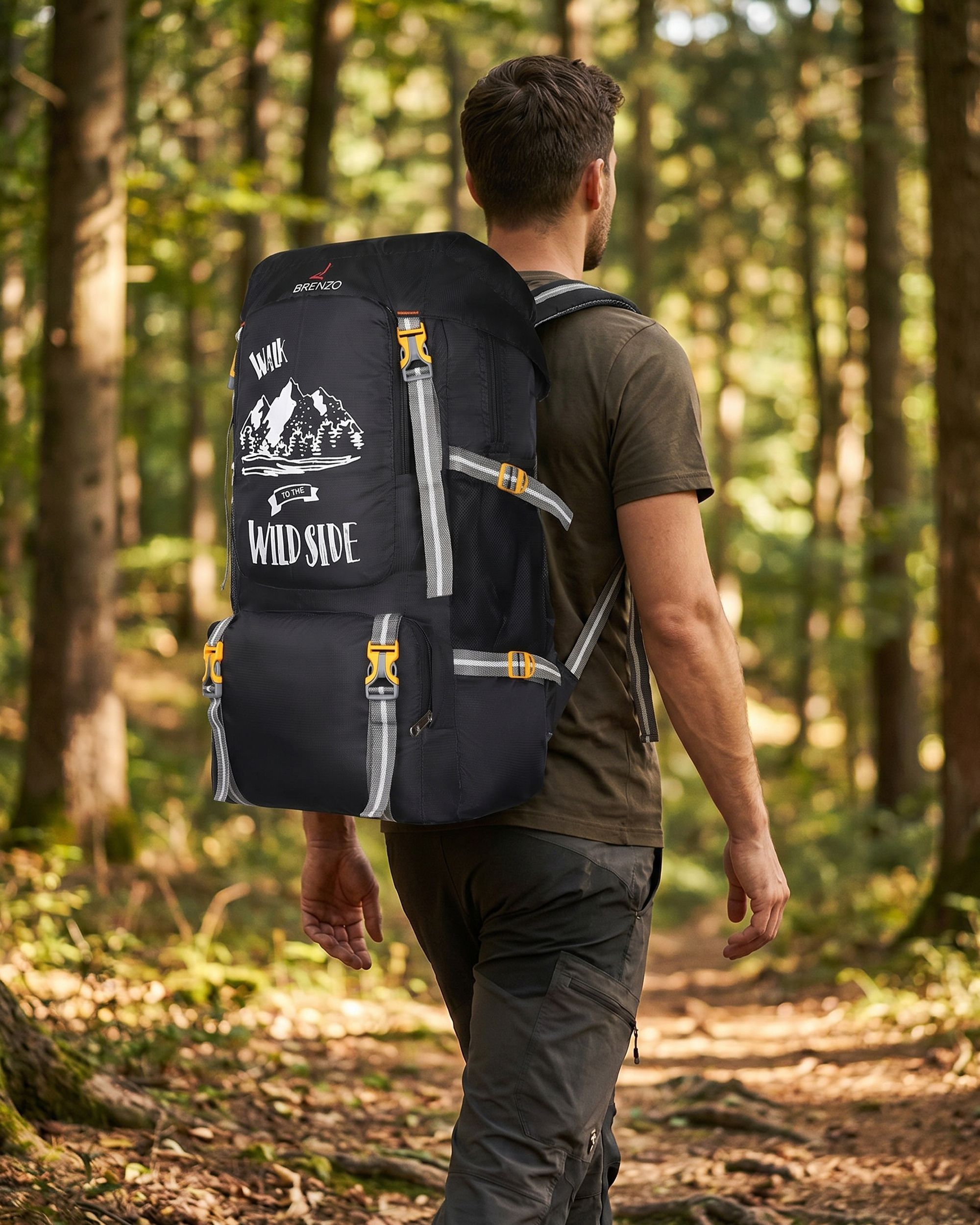 Travelling Travel bag men Luggage bags for Outdoor Sport Hikilng bag Rucksack - 75 L-image-29