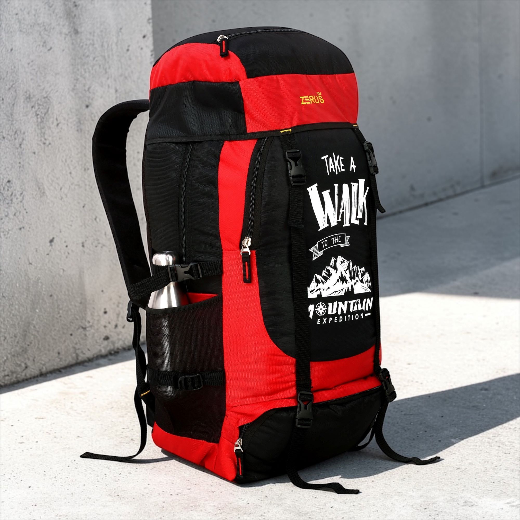 zerus Adventure Trekking Rucksack Backpack Travel Hiking Camping Outdoor Bag Rucksack - 55 L-picture-22