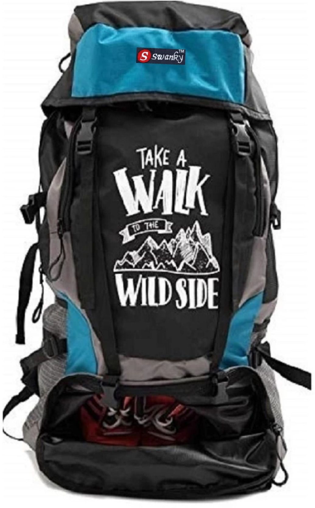 Mount Trekking Rucksack Backpack Luggage for Travel Hiking Bags Women Men Bag Rucksack - 55 L-image-44