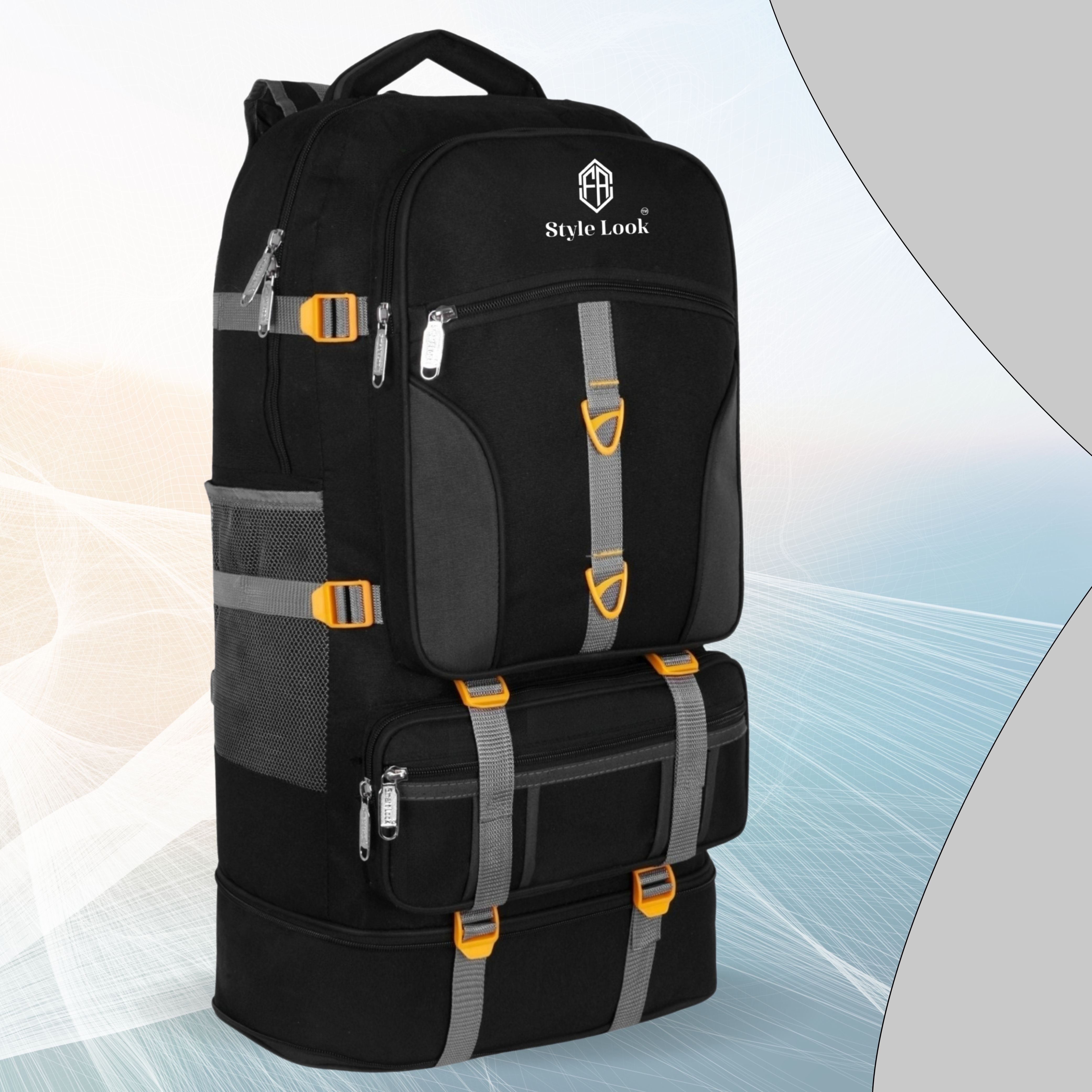 style look Outdoor Pro Expandable Rucksack | Trekking & Hiking Backpack Rucksack - 60 L-picture-18