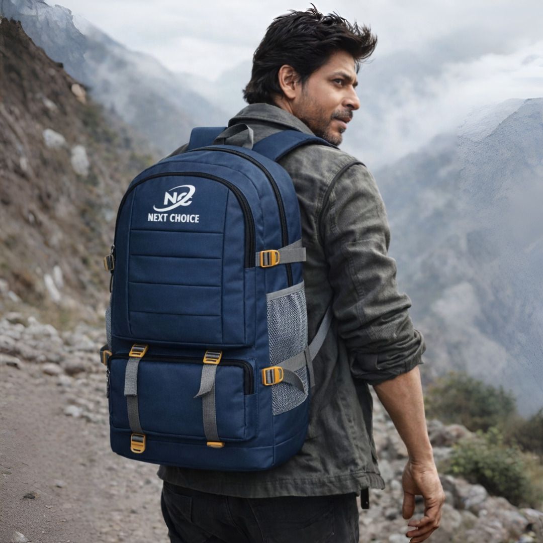 Heavy Duty Rucksack Backpack Waterproof Travel Hiking Bag for Men Women Rucksack - 80 L-image-24