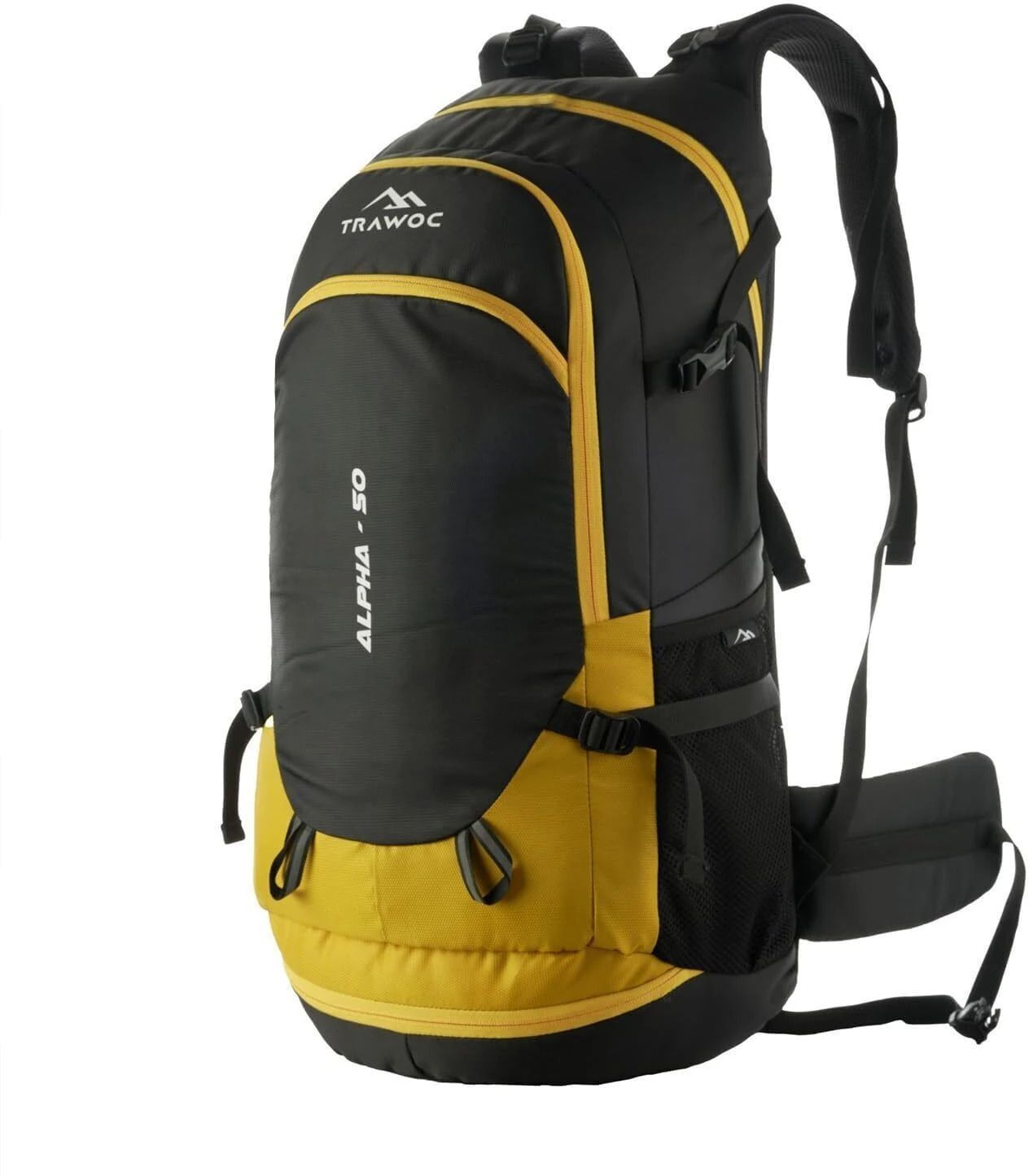 ALPHA 50L Travel Backpack Water Resistant bag for Trekking Hiking Rucksack - 50 L-image-39