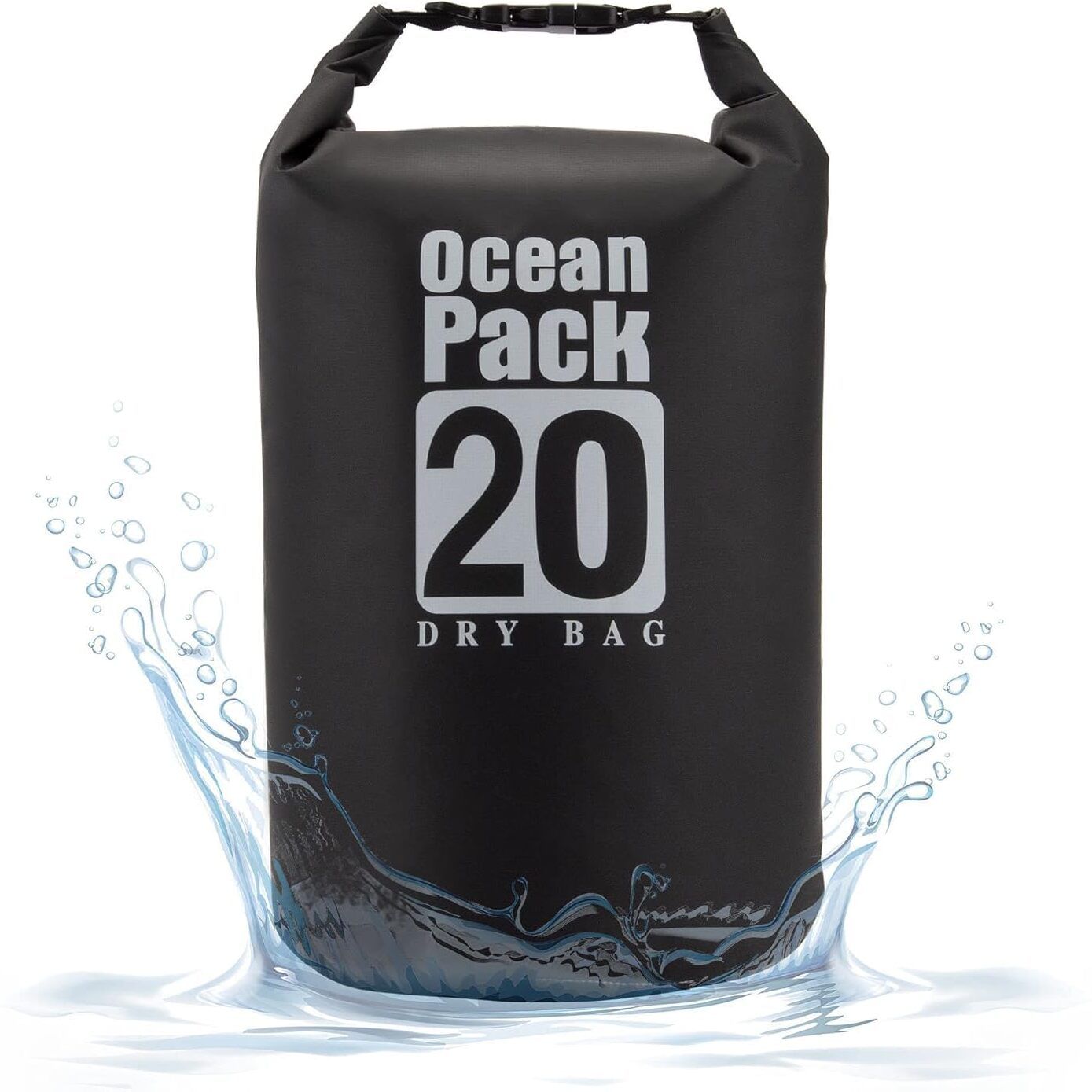 20 Litre Waterproof Ocean Bag Dry Bag for Travel, Trekking, Rafting, Camping Rucksack - 20 L-image-37