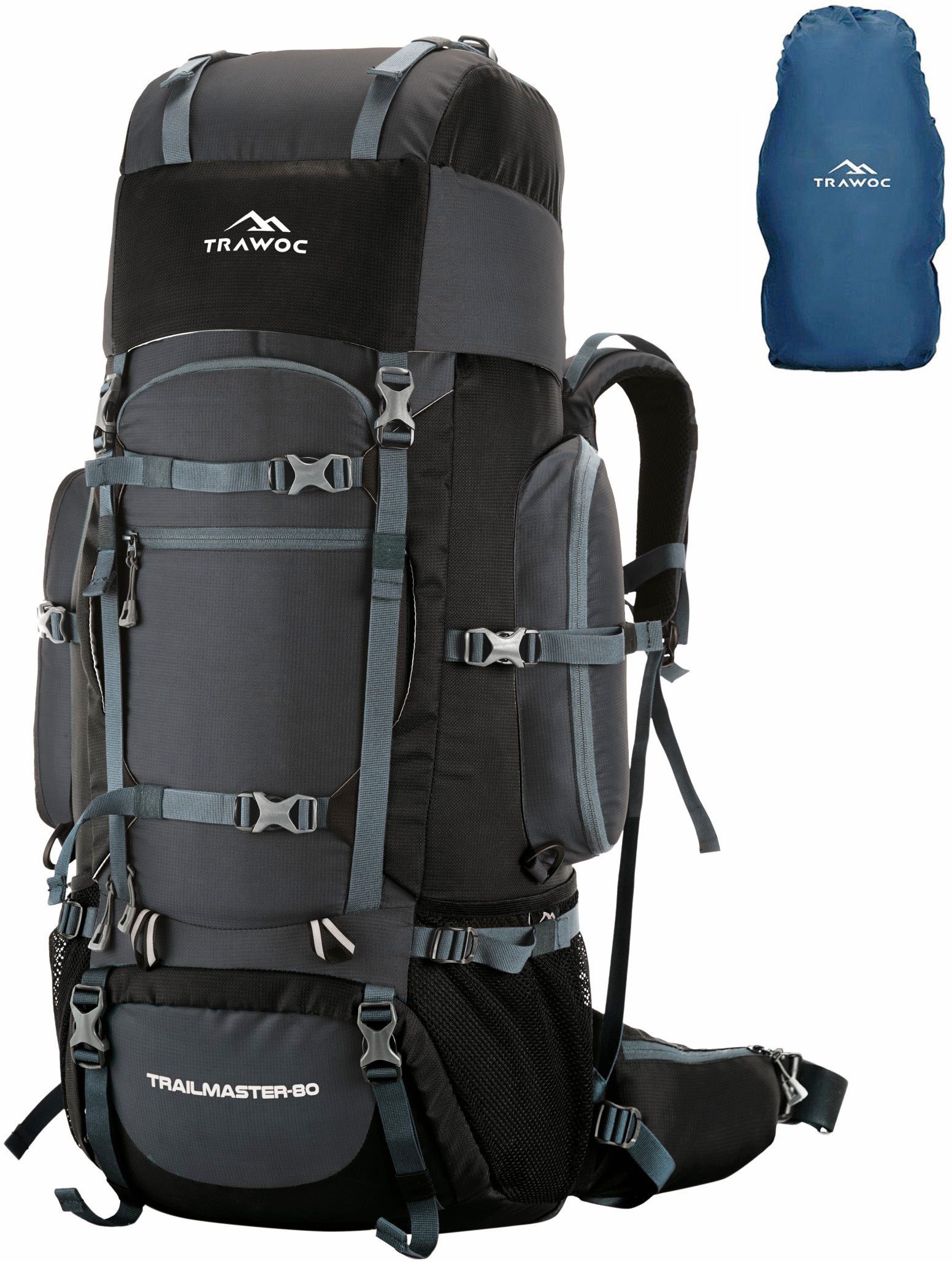 TRAILMASTER 80L travel Backpack for Men & Women Trekking camping Rucksack - 80 L-image-21