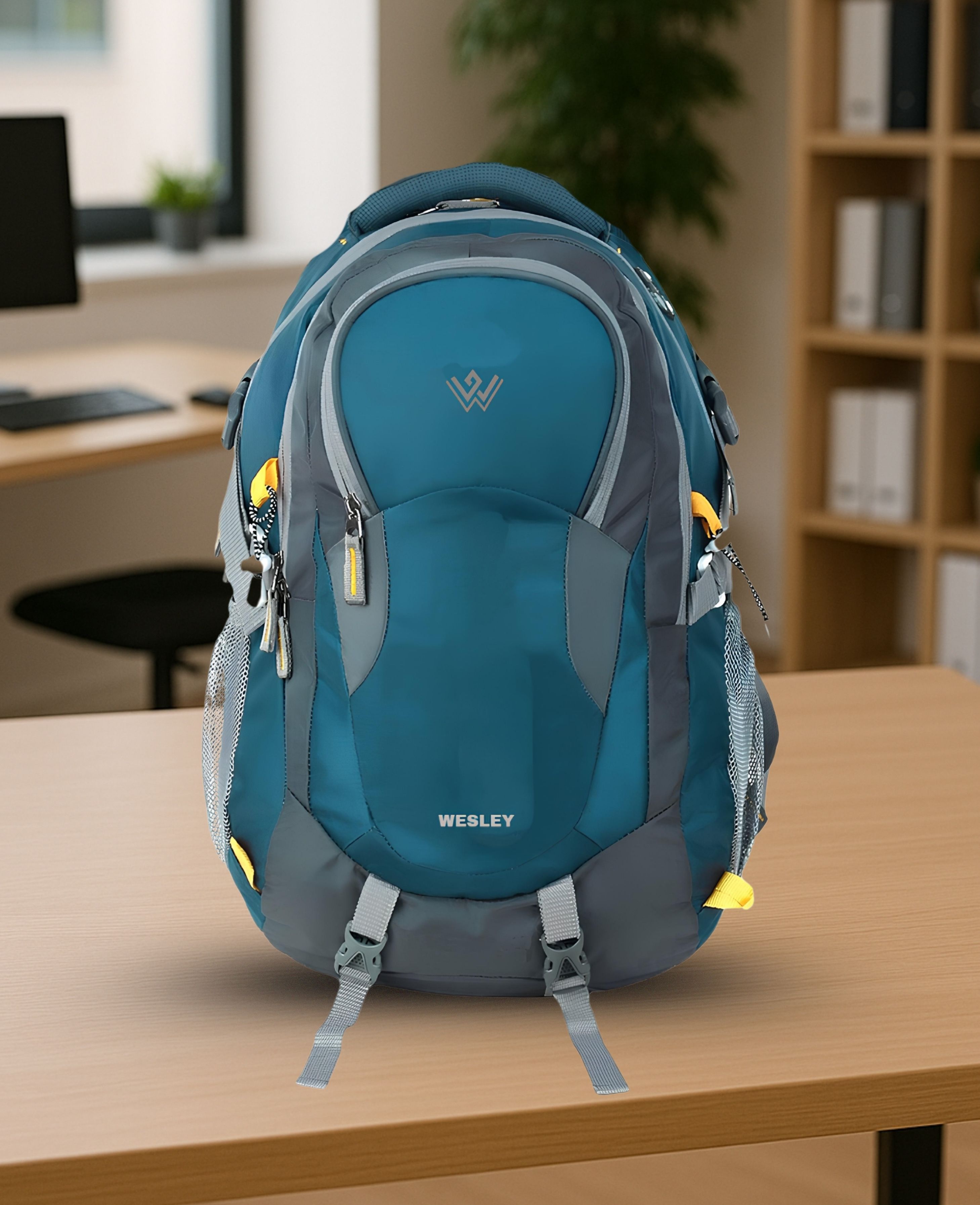 Spartan Rucksack hiking laptop bag fits upto 17.3 Raincover & internal organiser Rucksack - 45 L-image-2