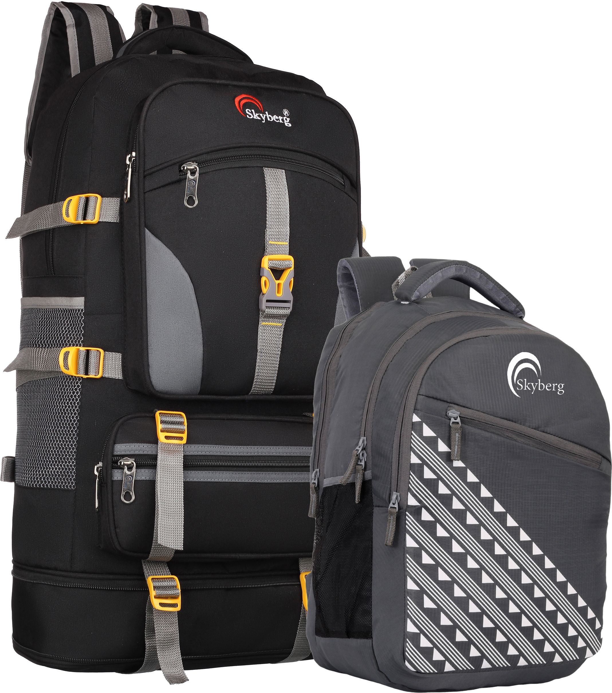 skyberg 60L Rucksack & 30L Backpack Combo for Travel, Hiking, and Daily Use (Unisex) Rucksack - 60 L-picture-21