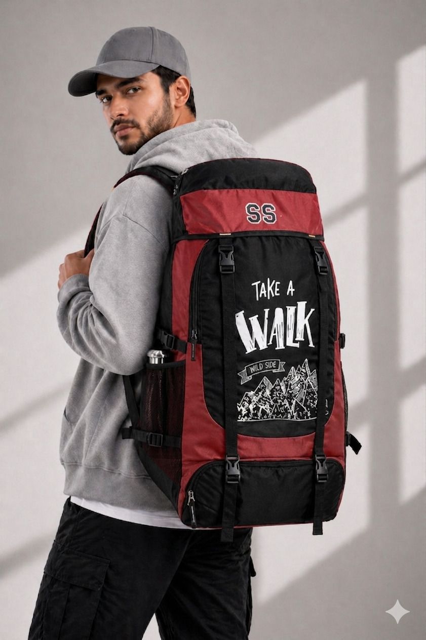 UNISEX Water Proof Mountain Hiking/Trekking/Camping Bag/Backpack Rucksack - 60 L-image-2