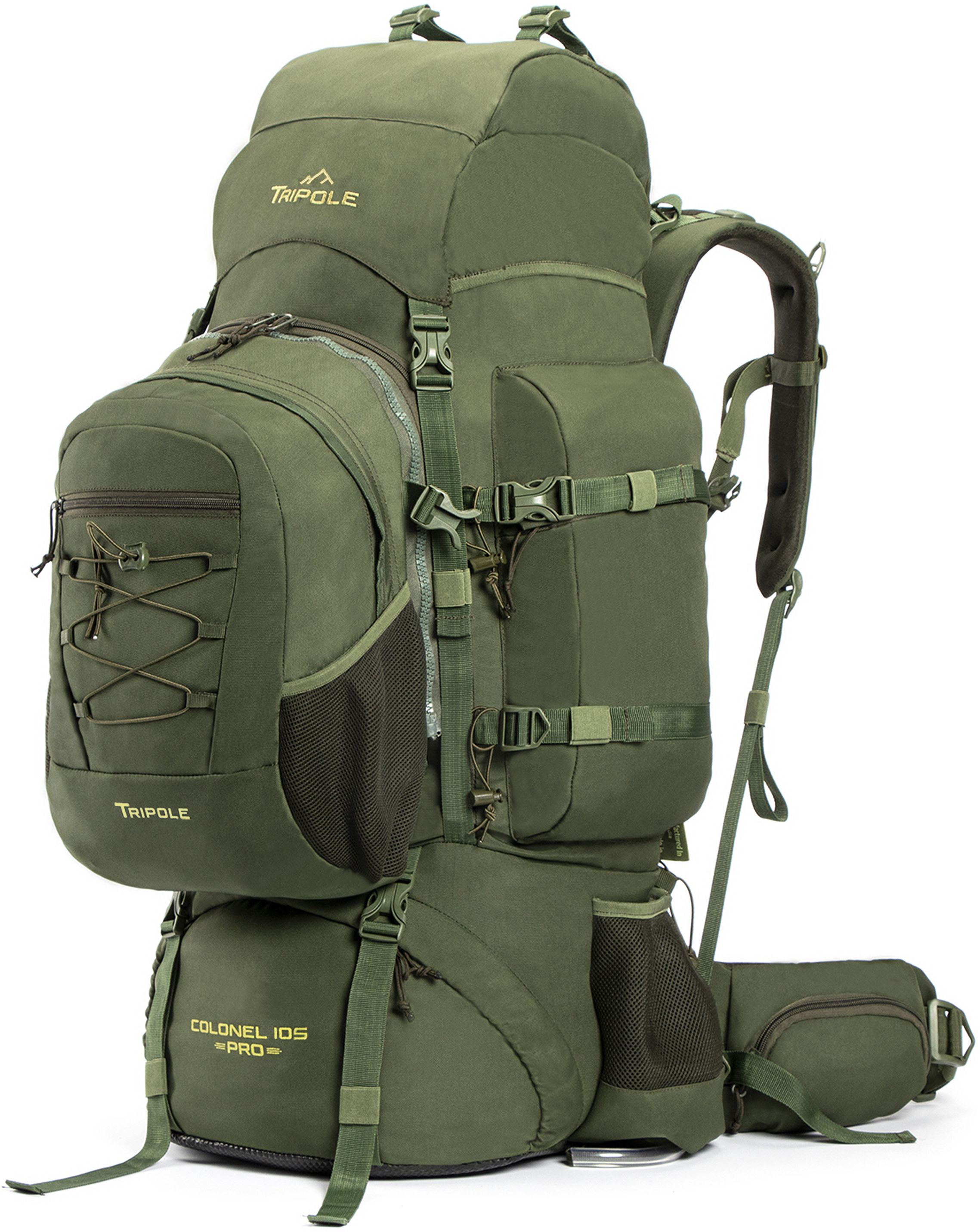 Colonel Pro Metal Frame Rucksack | Front Opening | Detachable Bag Rucksack- 105 L-image-15