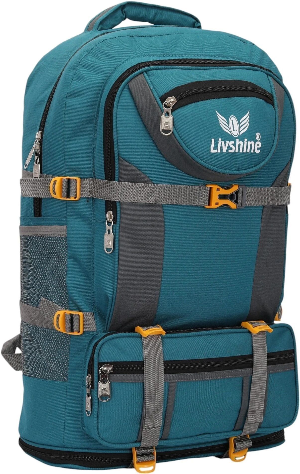 Backpack forTravel,Hiking,and Mountaineering For Men And WomenRucksack50LGreen Rucksack - 45 L-image-6