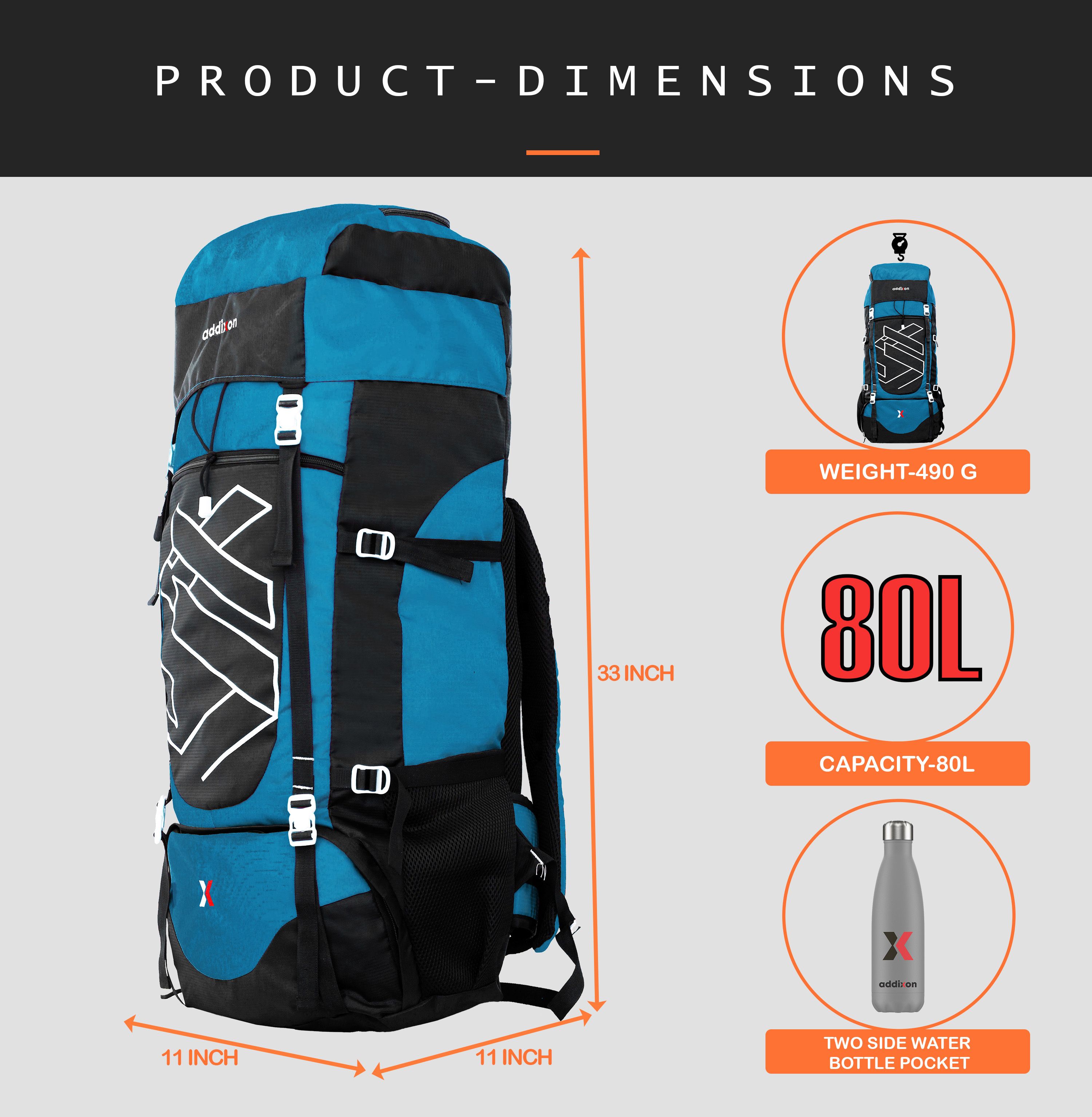 addixon Travel Bag with Laptop & Shoe Compartment for Hiking & Trekking 1 year warranty-picture-38