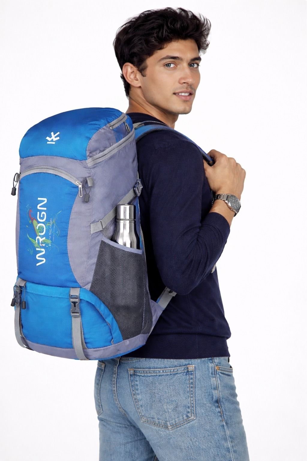 60LTravel Rucksack Backpack for Trekking Hiking Camping withMultiple Compartment Rucksack - 60 L-image-2