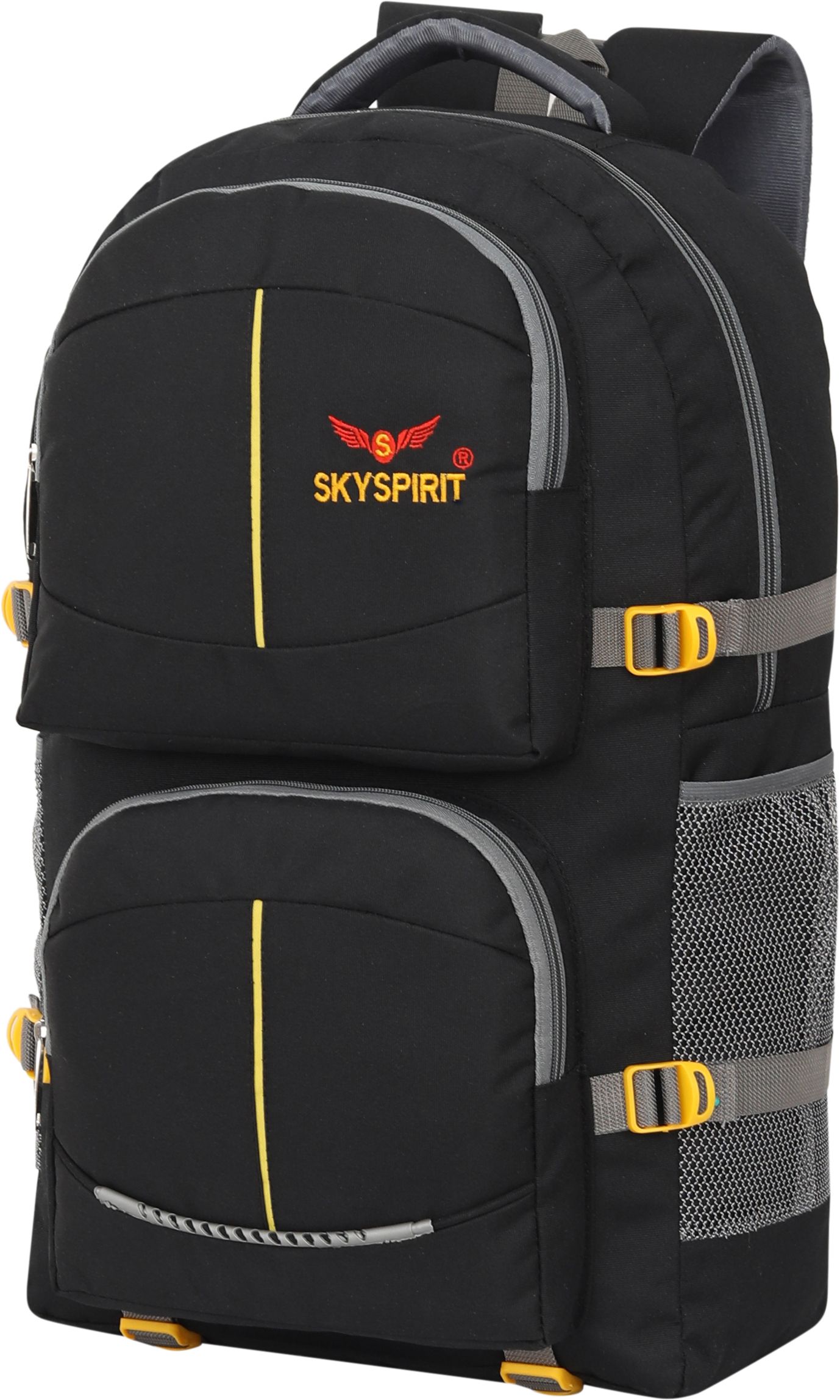 sky spirit LARGE 55L TRAVEL BACKPACK FOR OUTDOOR SPORT HIKING Rucksack - 50 L (Blue) Rucksack- 50 L-picture-19