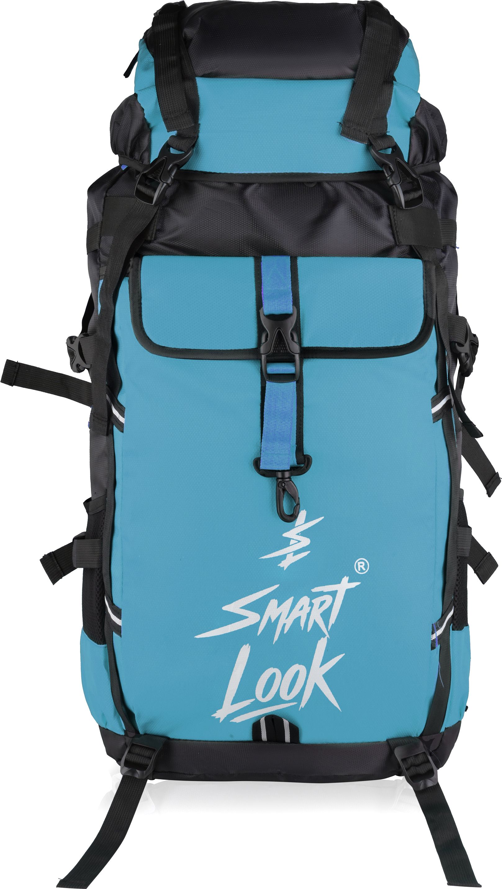80L Water Resistant Trekking Hiking Travel Backpack & Multicolor Black Rucksack - 80 L-image-43
