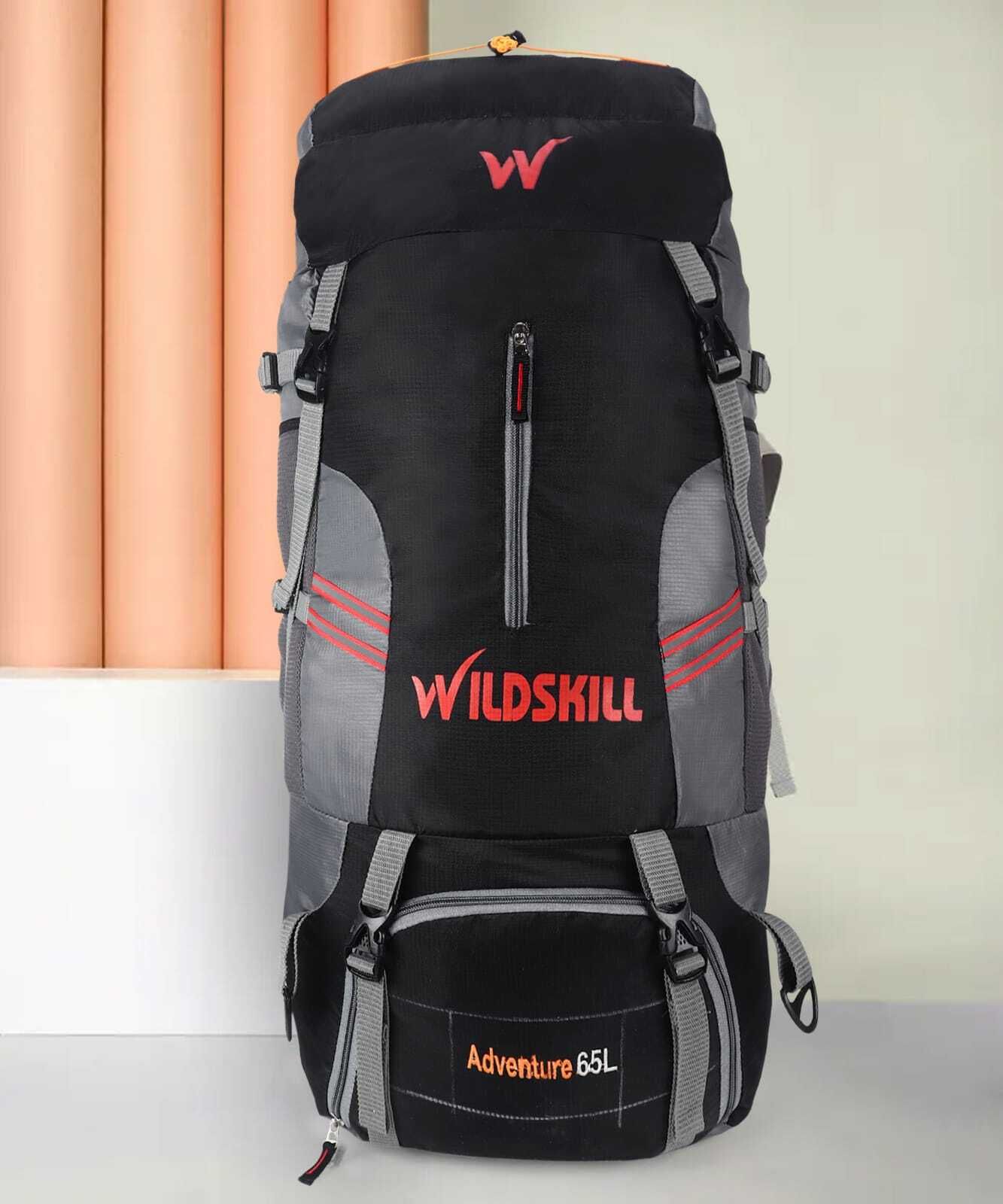 wildskill Trekking Bag For Hiking/Camping/Outdoor Sports with Rain Cover/Shoe Compartment Rucksack - 60 L-picture-24
