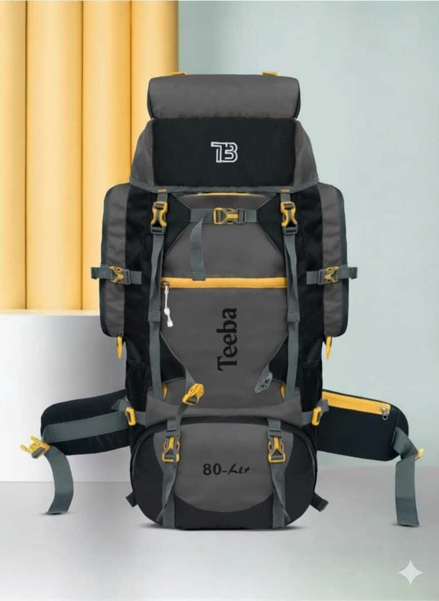teeba bags Waterproof Trekking Hiking Camping Outdoor Camp Luggage Bag Tour Travel Backpack Rucksack - 80 L-picture-16