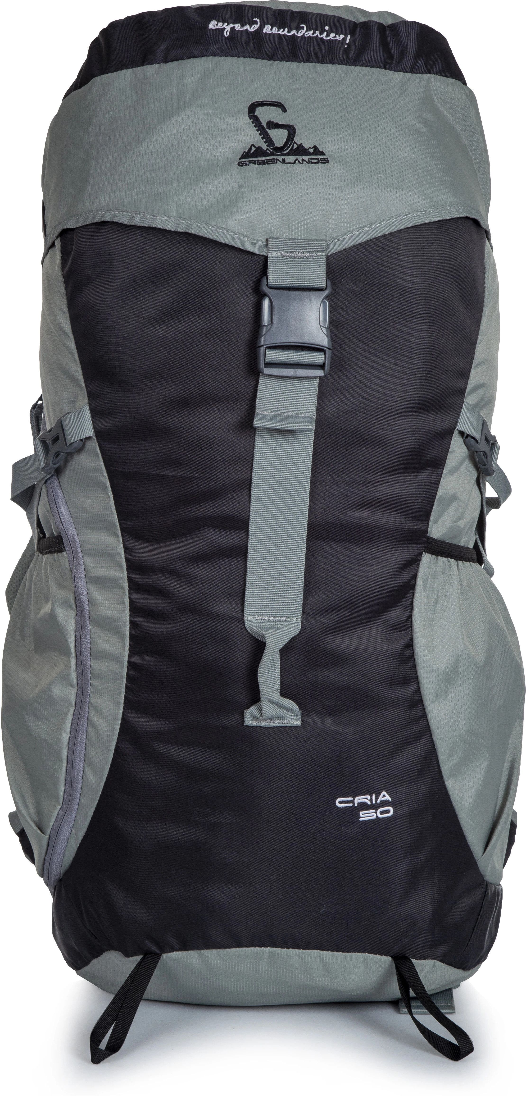 by SG CRIA 50 Rucksack Travel Bag For Outdoor Trips, Camping Trekking -Cria 50L (Grey) Rucksack - 50 L-image-8