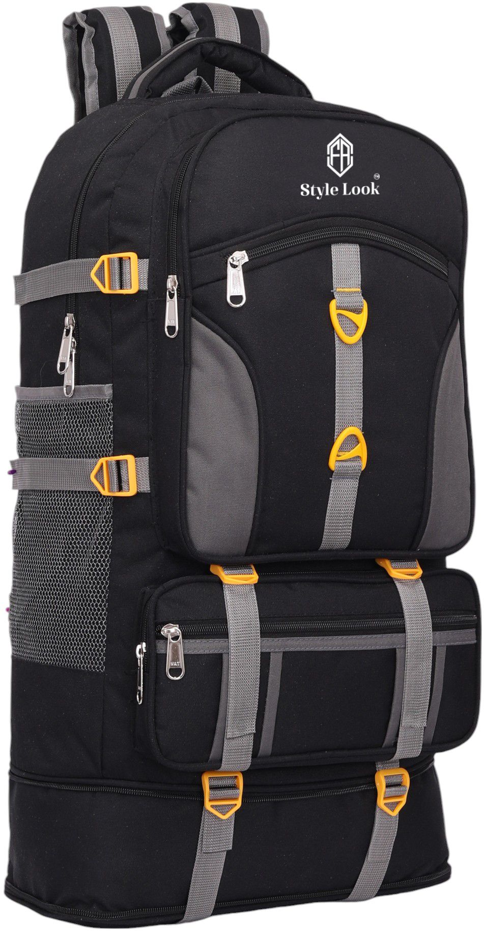 Trekking Bag Hikking Backpack For Travel & Outdoor Rucksack - 70 L (Blck) Waterproof Backpack