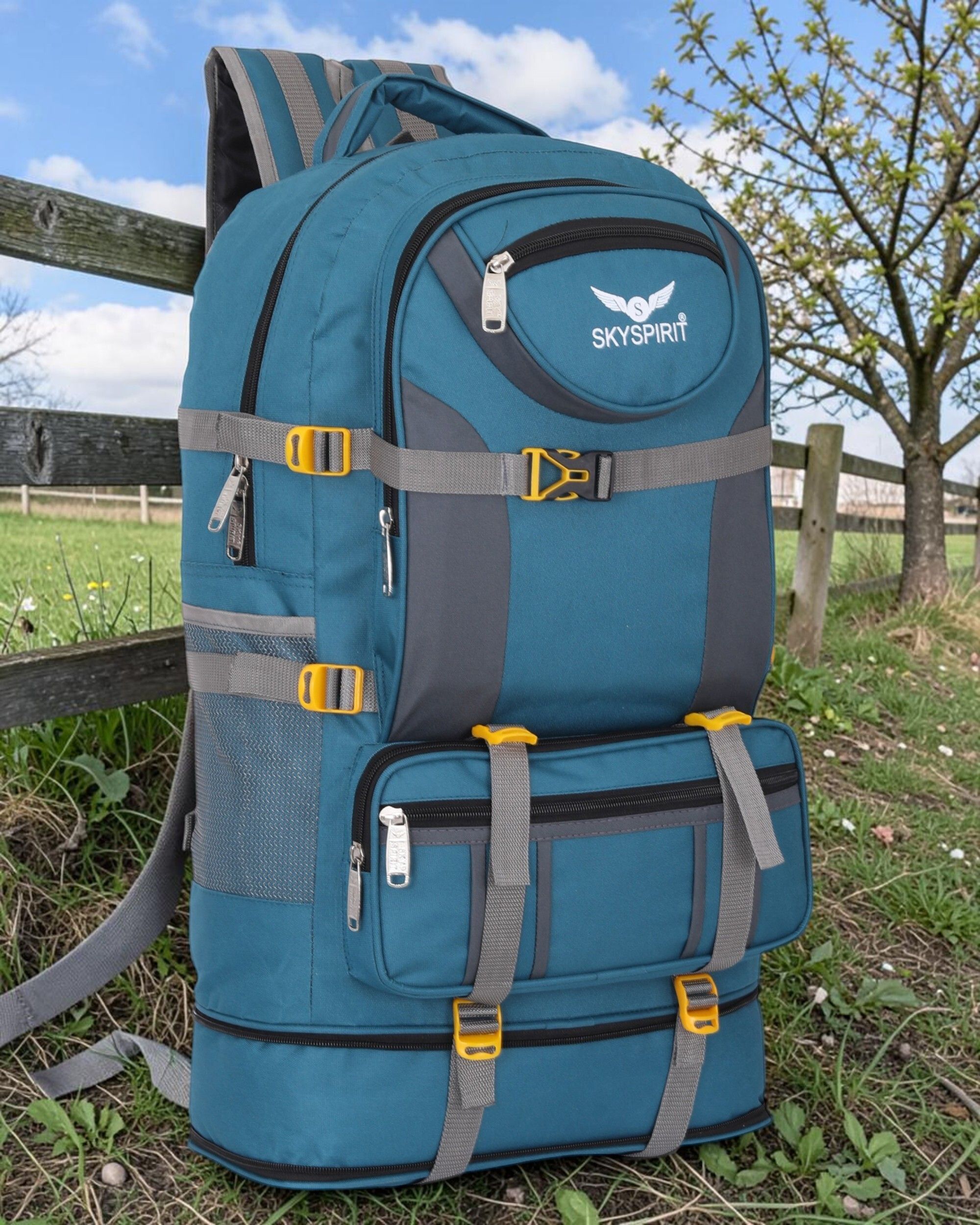 sky spirit Travel Rucksack | Expandable Lower Compartment | Utility Backpack Rucksack - 90 L-picture-22