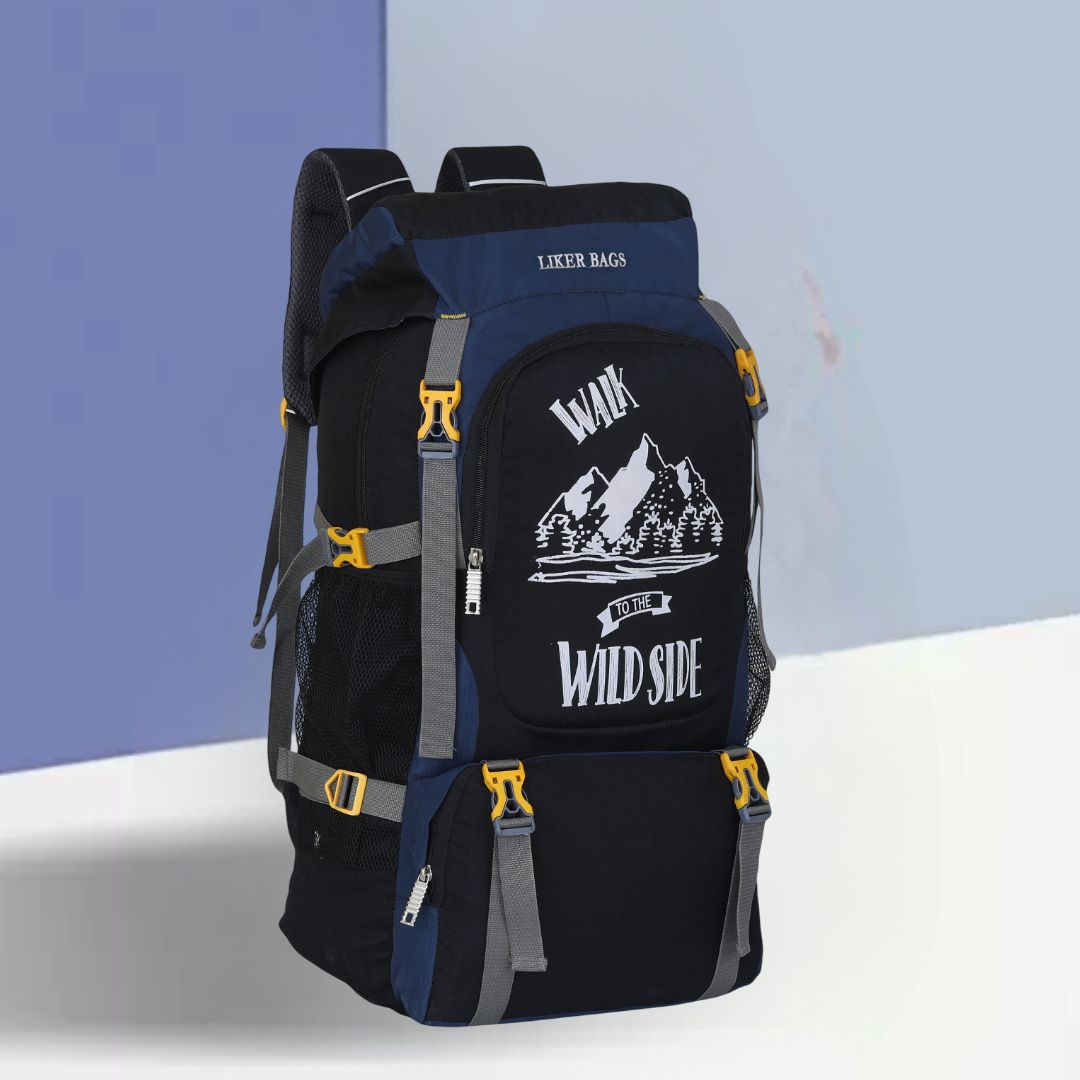 Large 65-L Travel Backpack For Outdoor Sport Hiking Trekking Bag Camping Rucksack - 75 L-image-34
