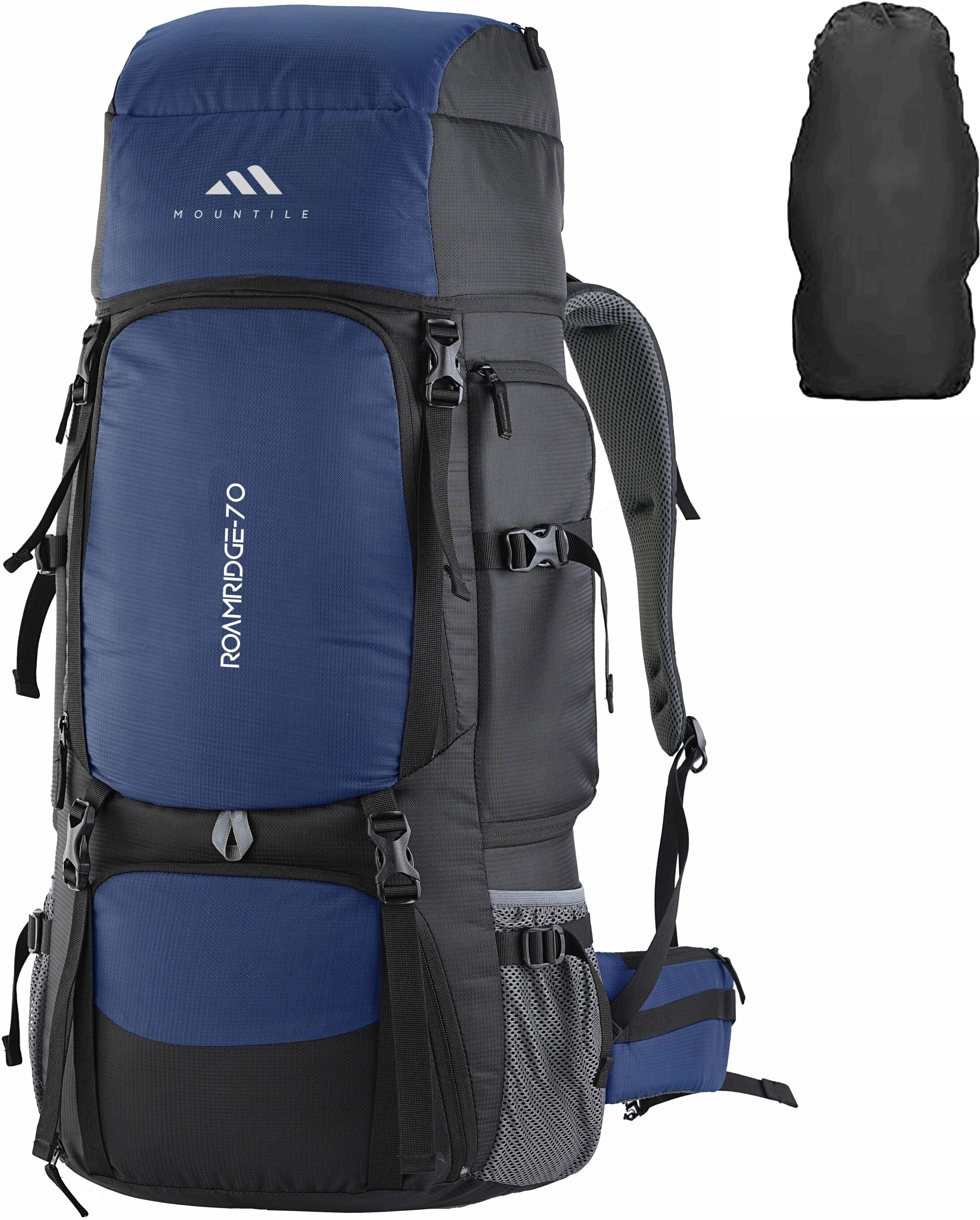 mountile ROAMRIDGE 70L Travel Backpack with Rain Cover Camping Trekking Bag Rucksack - 70 L-picture-20