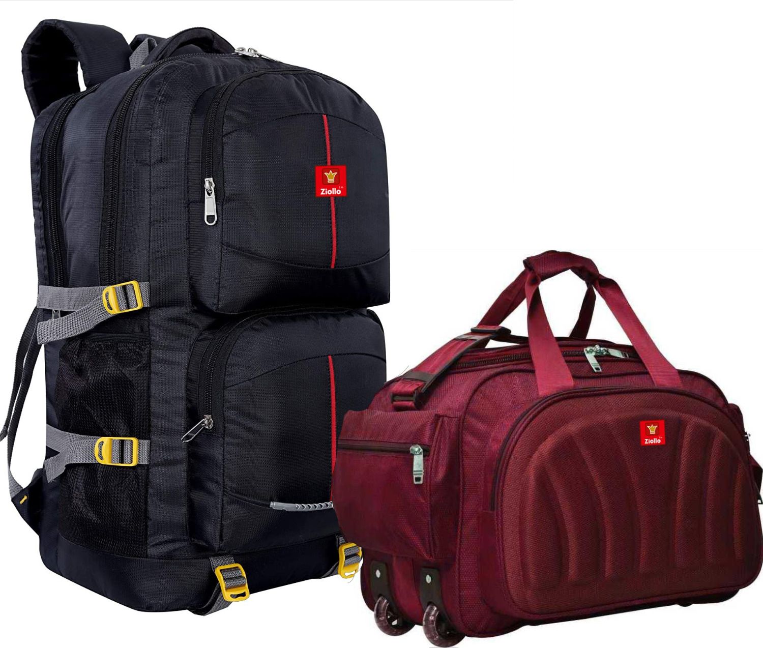 Rucksack Backpack With Duffel Bag Combo Pack of 2 For men and women for travel Rucksack- 50 L-image-33