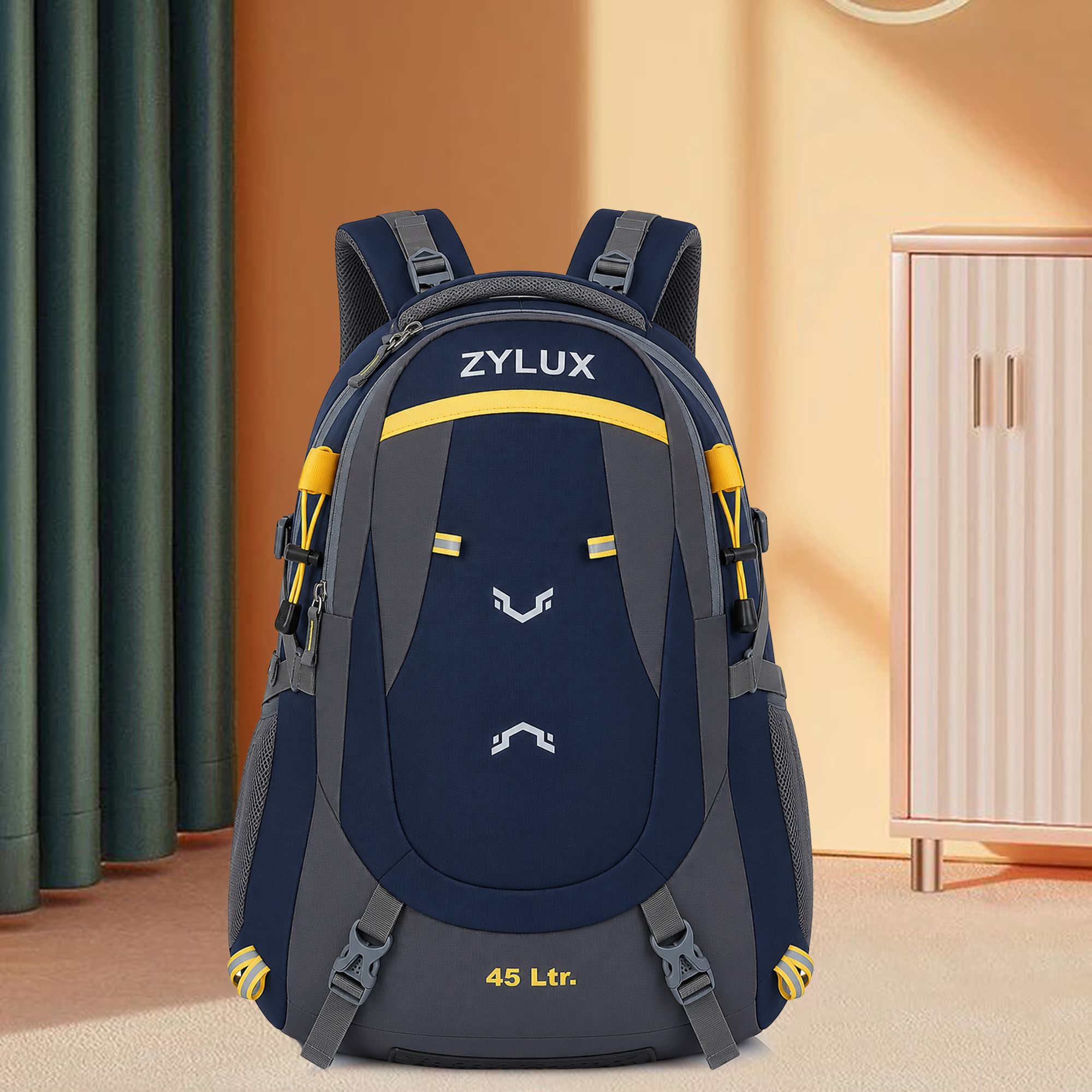 Laptop & Travel Hiking & Trekking Backpack for Men & Women Rucksack - 45 L-image-10