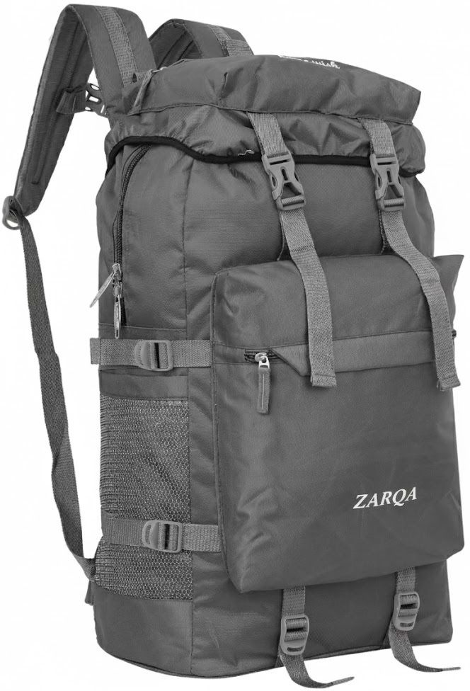 Grey travel bag Rucksack - 50 L-image-24