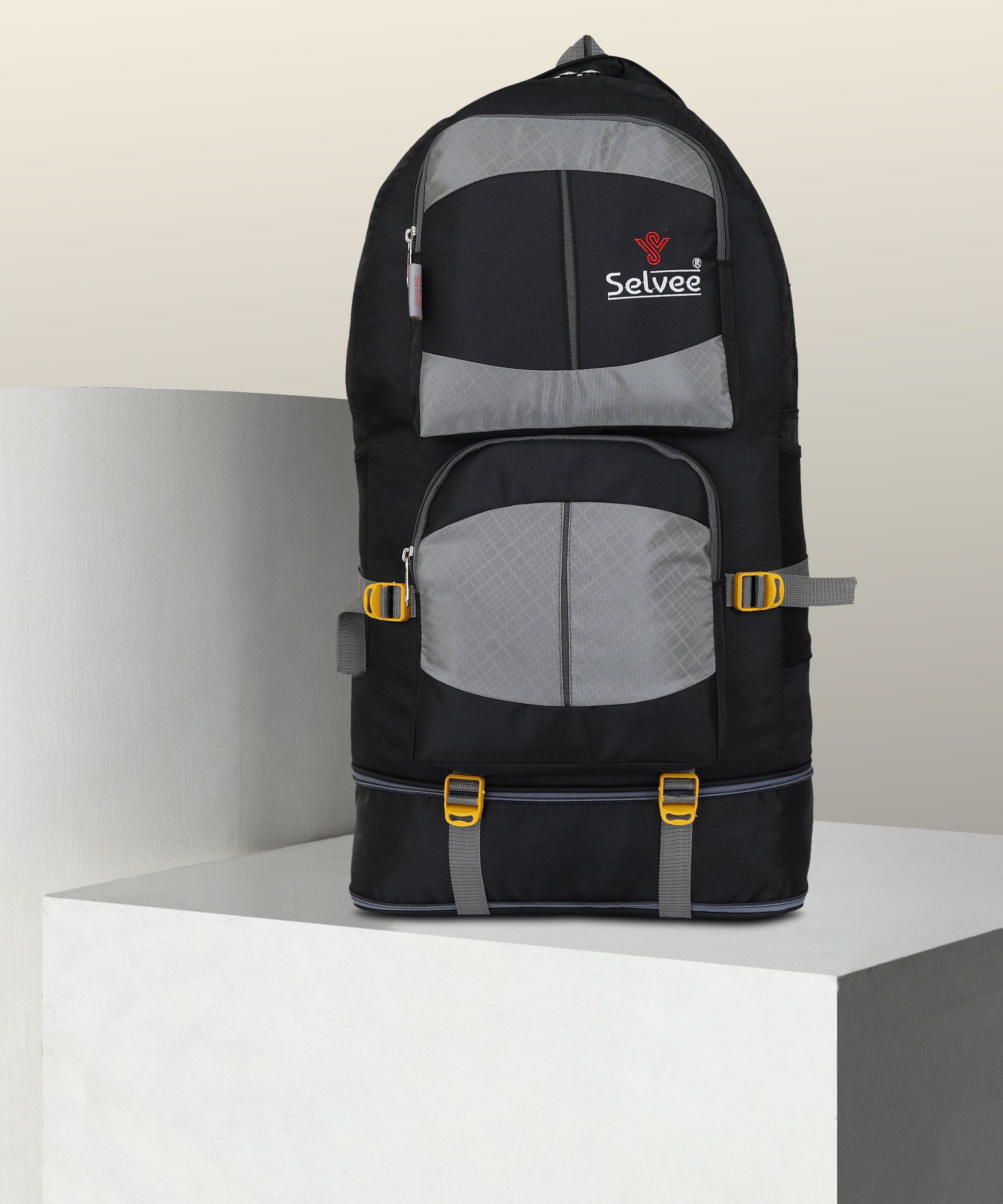 selvee Travel Rucksack Backpack for Sport Camping Hiking Trekking Bag-Black Rucksack - 65 L-picture-26