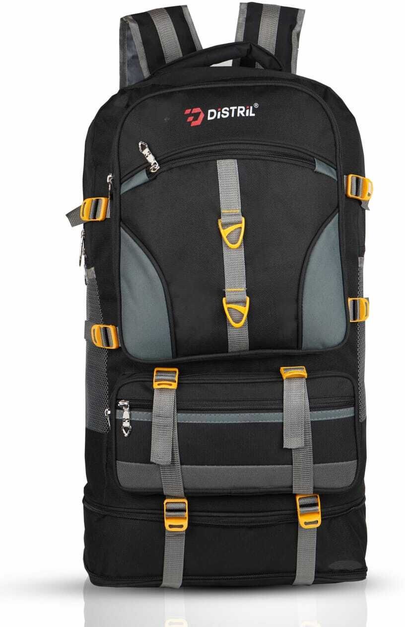 rucksack black D TREKKING TRAVEL WATERPROOF Rucksack - 65 L-image-43