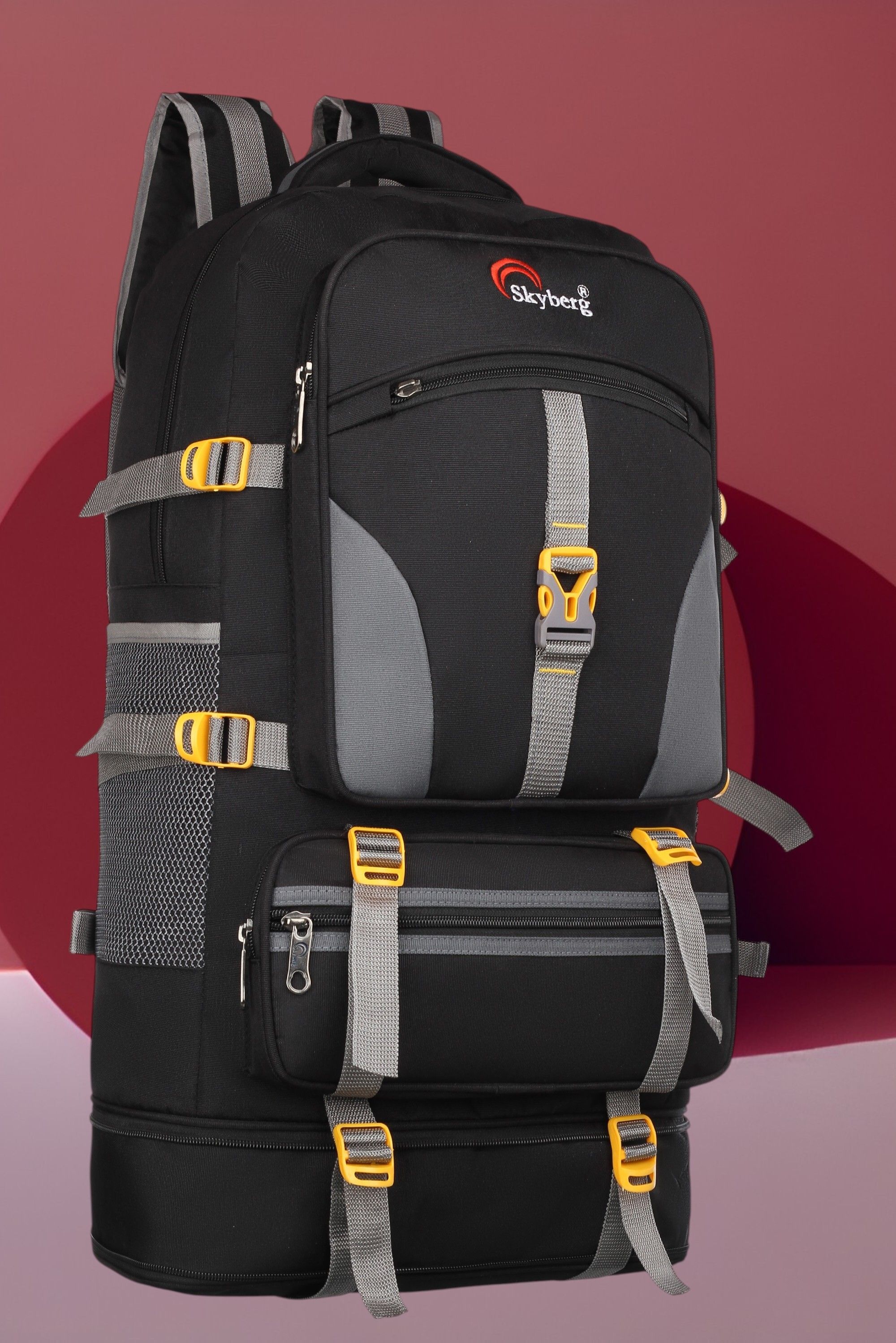 70L Expandable Trekking & Travel Rucksack | Water-Resistant, Heavy-Duty & UNISEX Rucksack - 70 L-image-32