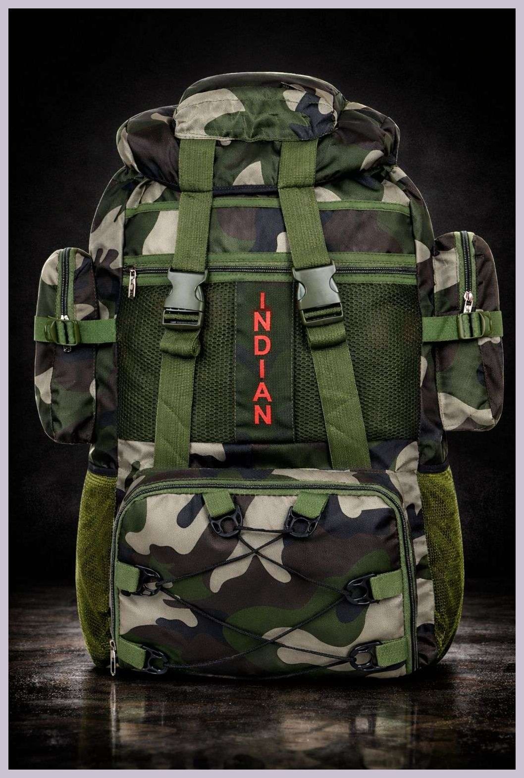 90LITRE TRENDY & STRONG WATERPROOF ARMY GREEN Rucksack - 90 L-image-48
