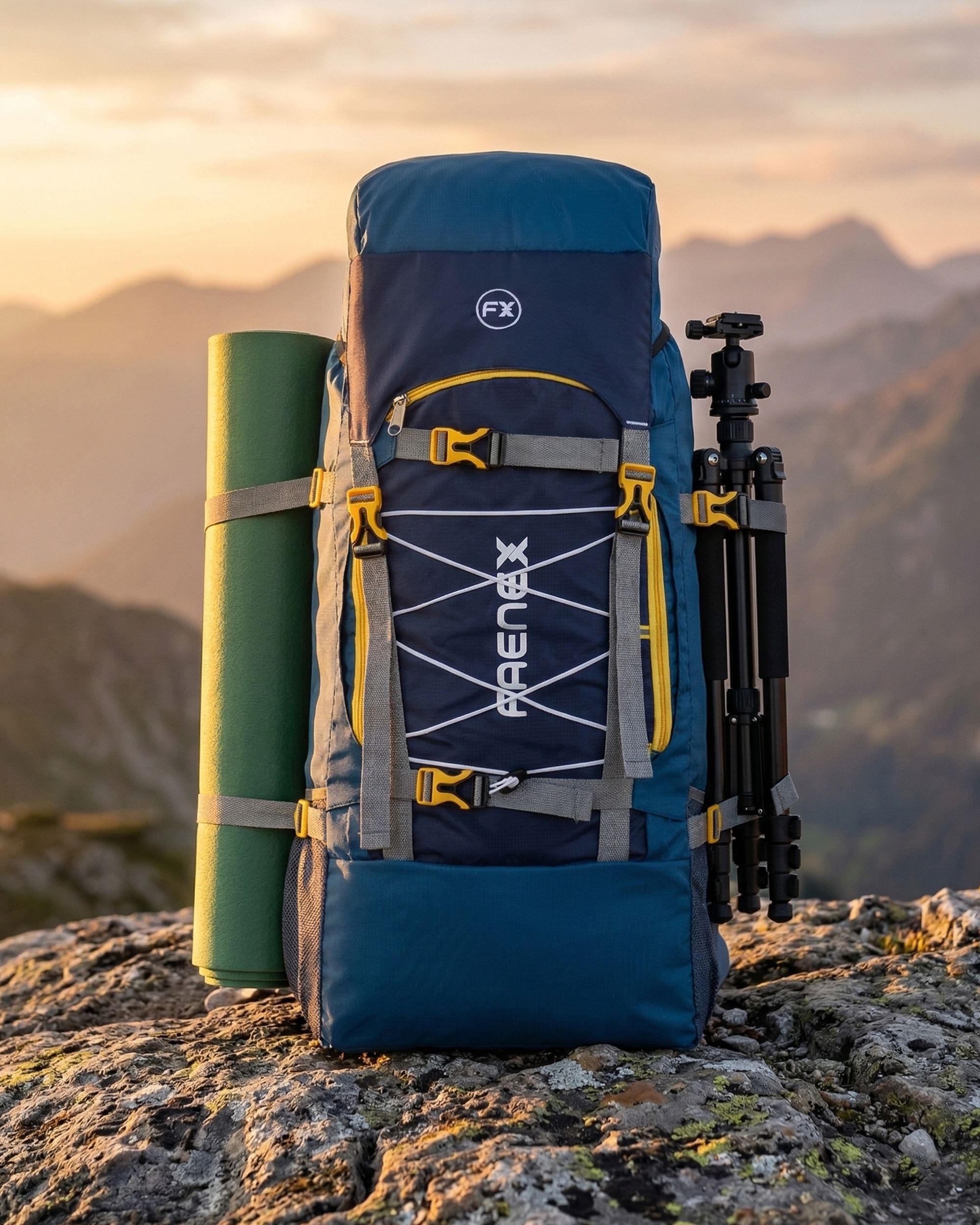 faenex Trekking Backpack Ergonomic Hiking Bag with Reinforced Stitching Rucksack - 80 L-picture-14