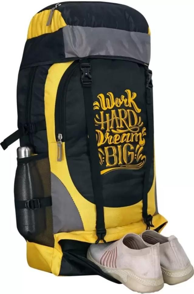 jholawala Adventure Series Waterproof Trekking Hiking Travel Bag with Shoe Compartment Rucksack - 60 L-picture-27