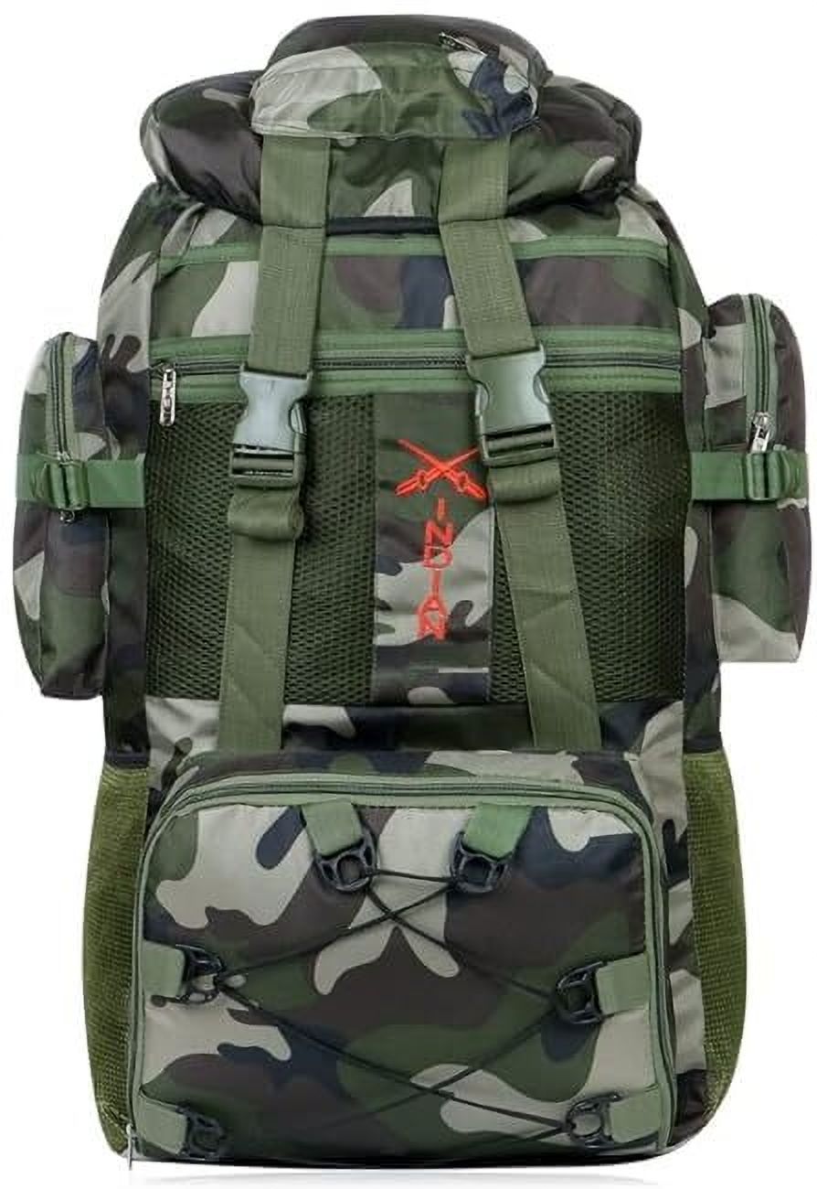 Large 90 L Backpack 90L Camouflage Rucksack for Trekking & Hiking-image-28