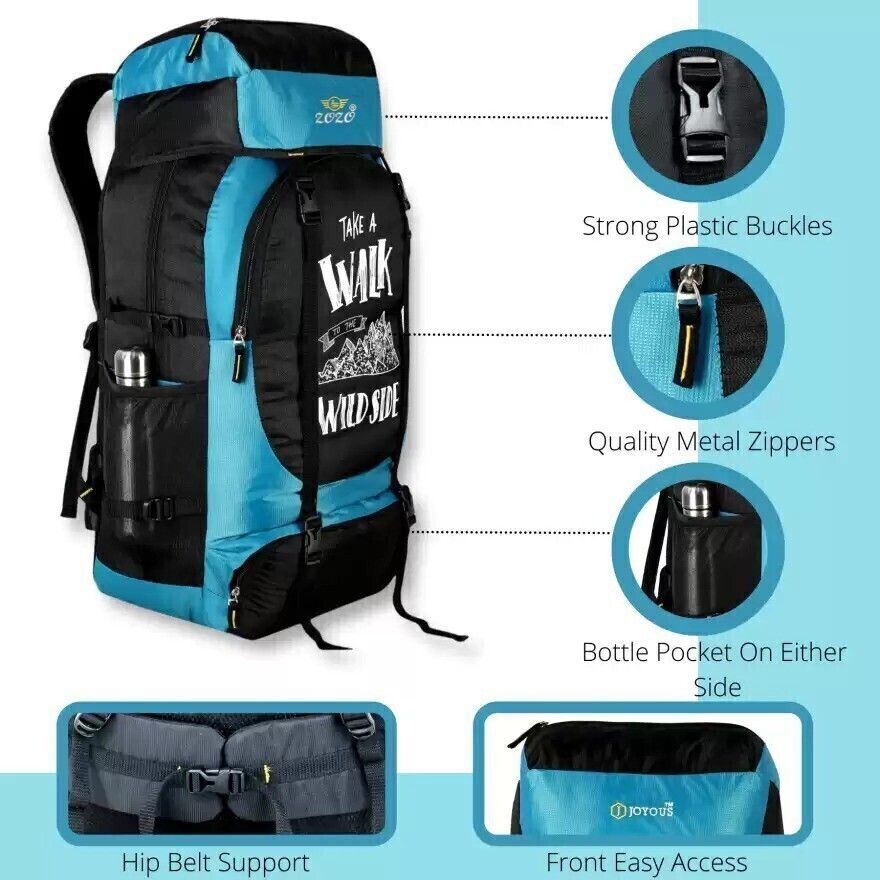 70L Rucksack Hiking Trekking Mountaining Travel Backpack For Men And Women Rucksack- 70 L-image-43