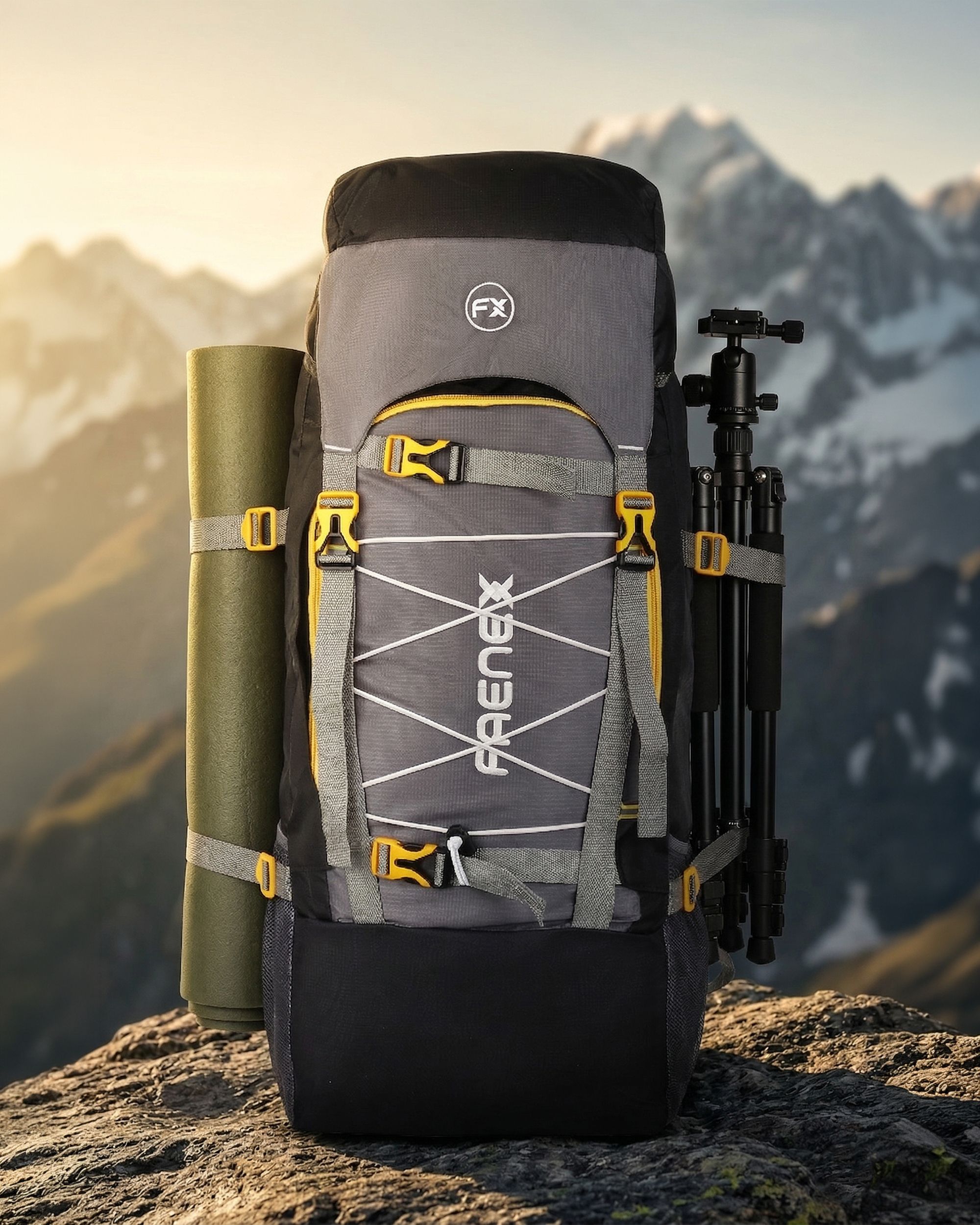 faenex Trekking Backpack Ergonomic Hiking Bag with Reinforced Stitching Rucksack - 80 L-picture-28
