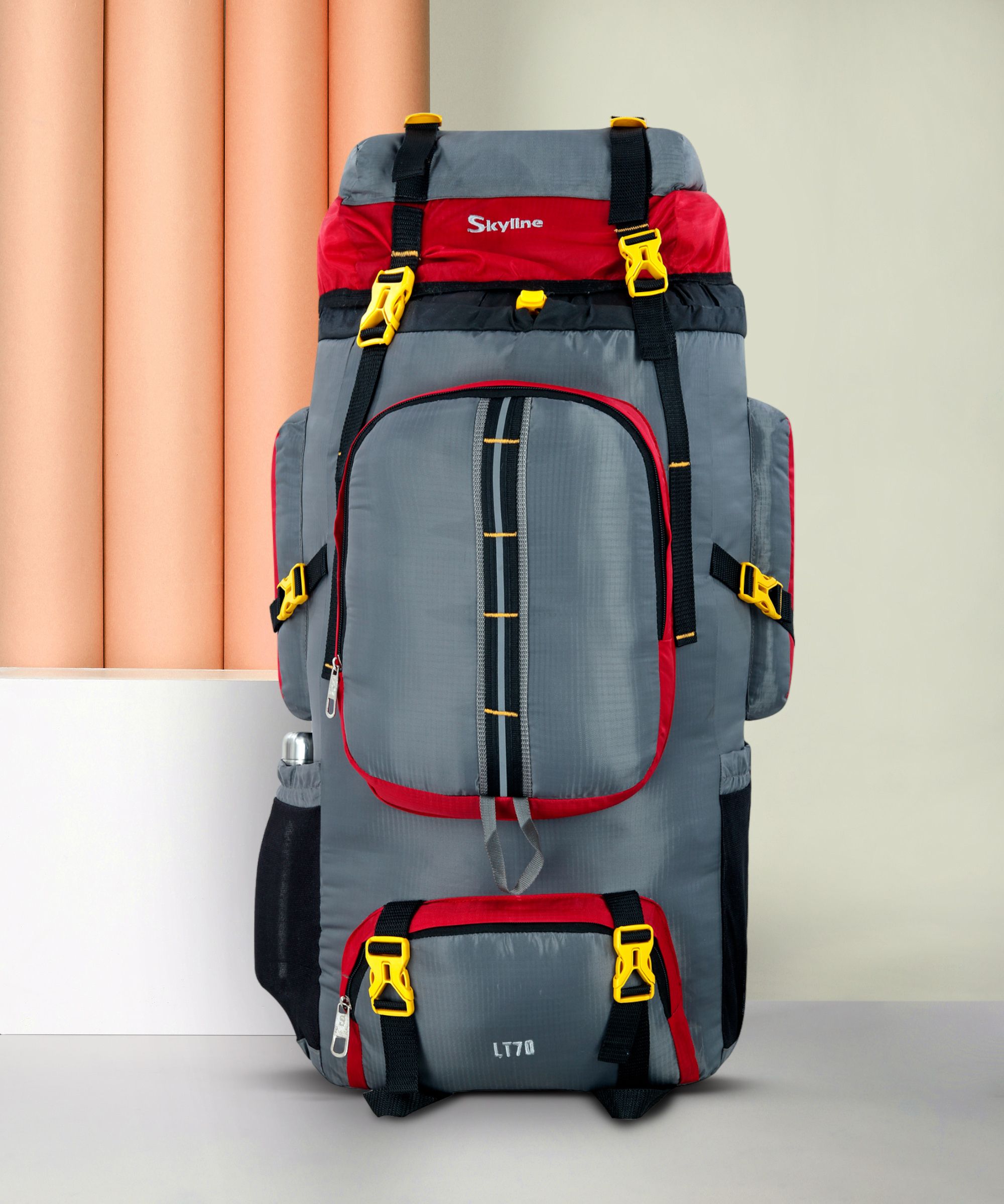 skyline 70L TREKKING HIKING TRAVEL RUCKSACK BAG PACK WATERPROOF BAG FOR MEN AND WOMEN Rucksack - 70 L-picture-24