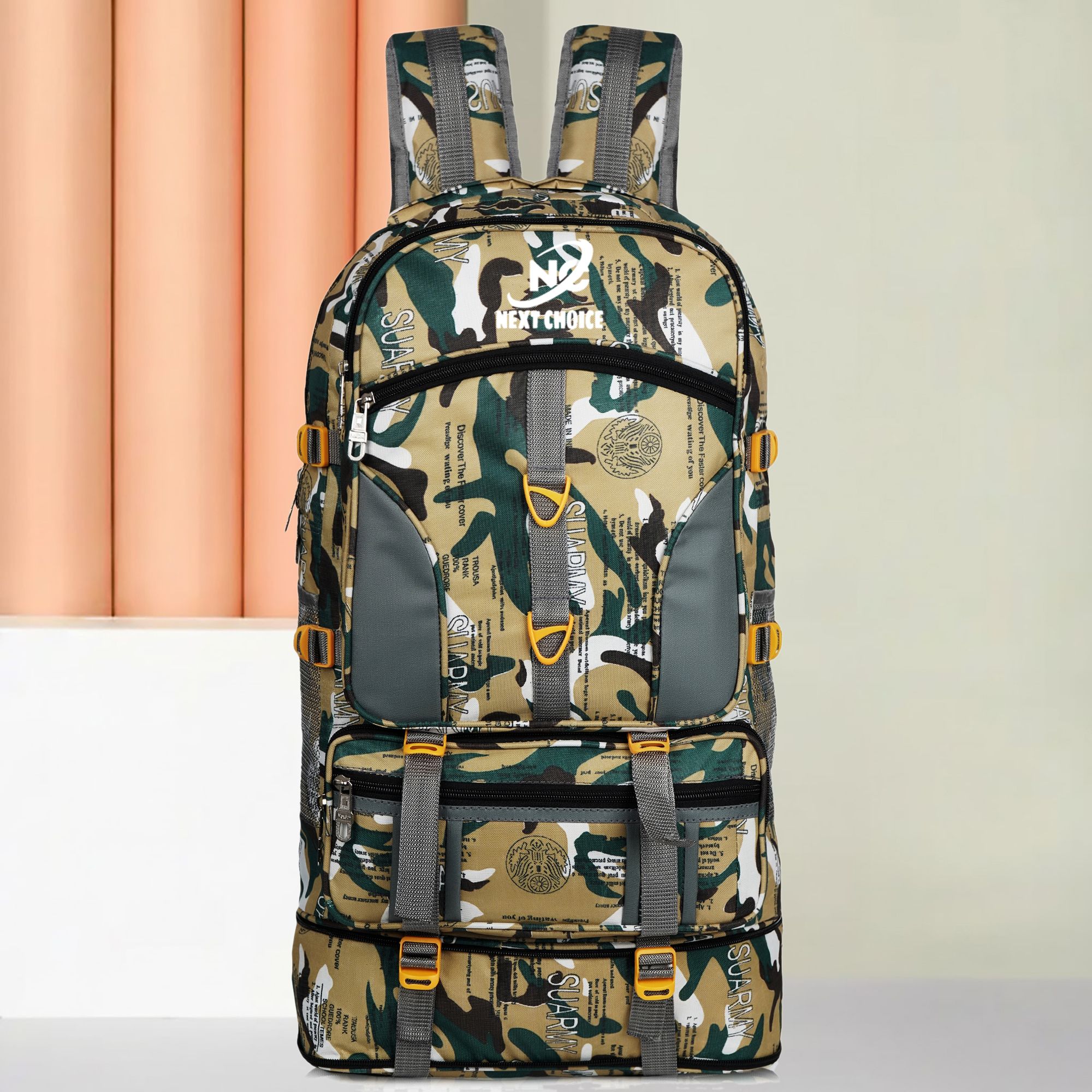 next choice Travel Rucksack Backpack 80L Waterproof Trekking Hiking Bag for Men Women Rucksack - 80 L-picture-38