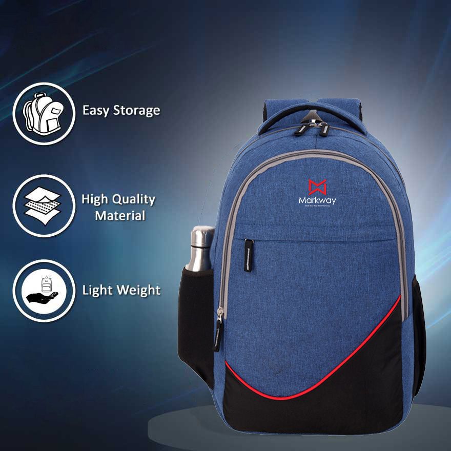 Large 35 L Laptop Backpack Khadi Textured Hi storage-image-38