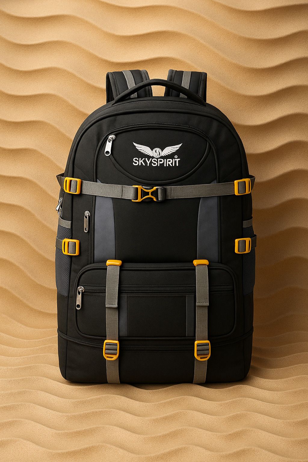 sky spirit Outdoor Carry Rucksack | Bottom Expand Feature | Travel Bag Rucksack - 90 L-picture-48