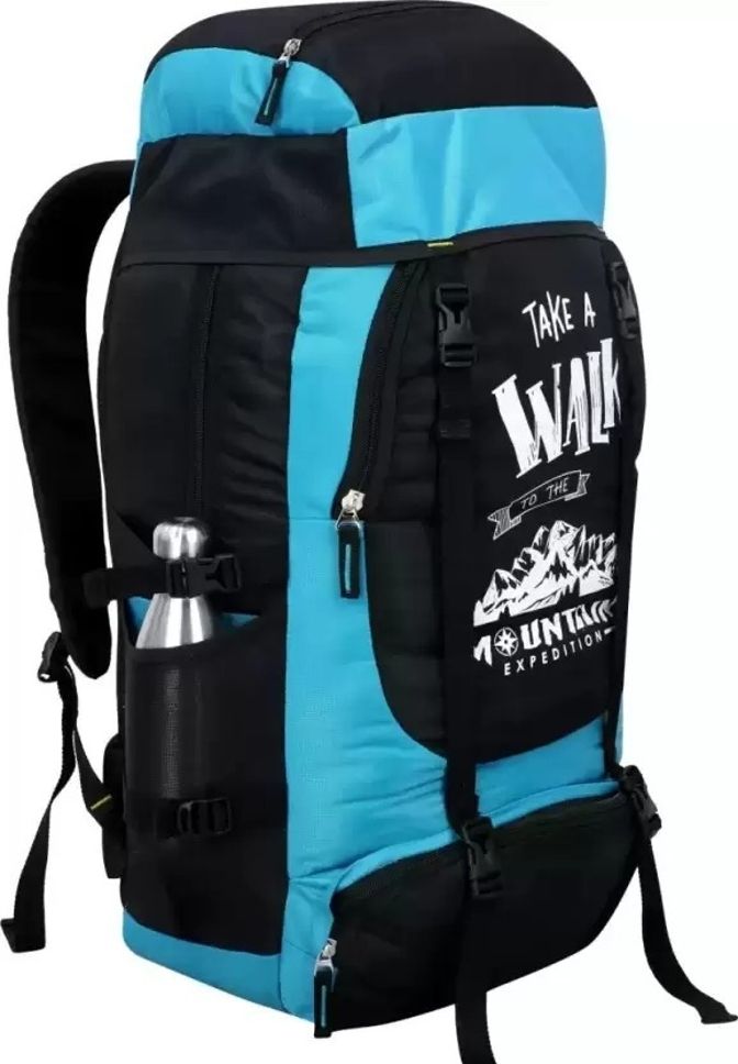 zozo enterprises Mountain Hiking/Trekking/Camping Bag/Backpack Rucksack - 60 L (T BLUE Rucksack - 60 L-picture-18