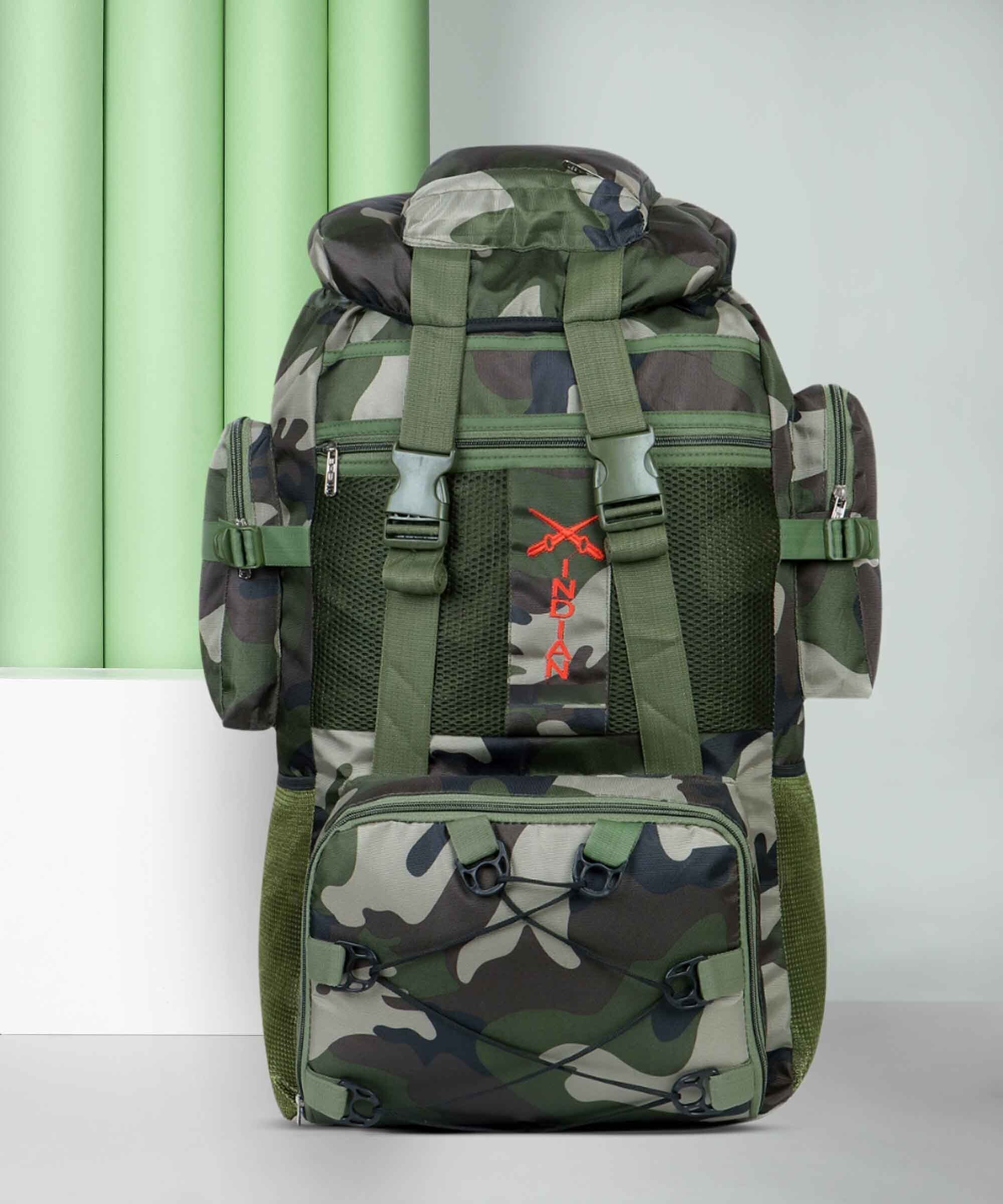 Travel Rucksack for Outdoor Sport Camping Hiking Trekking Bag-(Green) Rucksack- 90 L-image-19