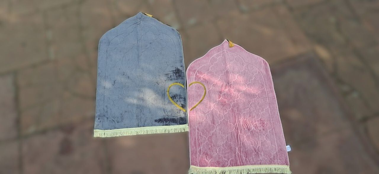 dome COUPLE pink silver Indoor and Outdoor Rug Pad